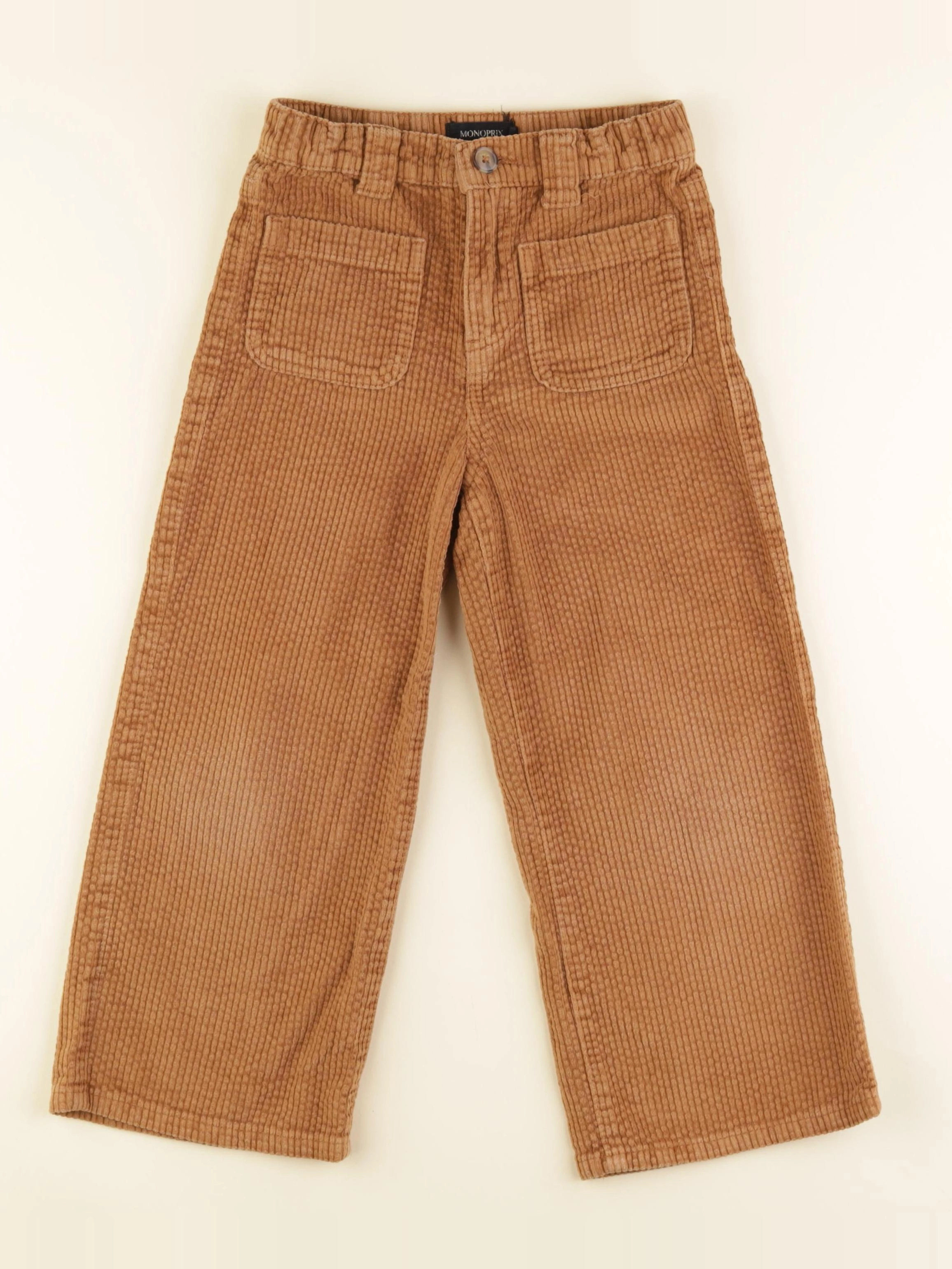 Monoprix - pantalon marron - 6 ans