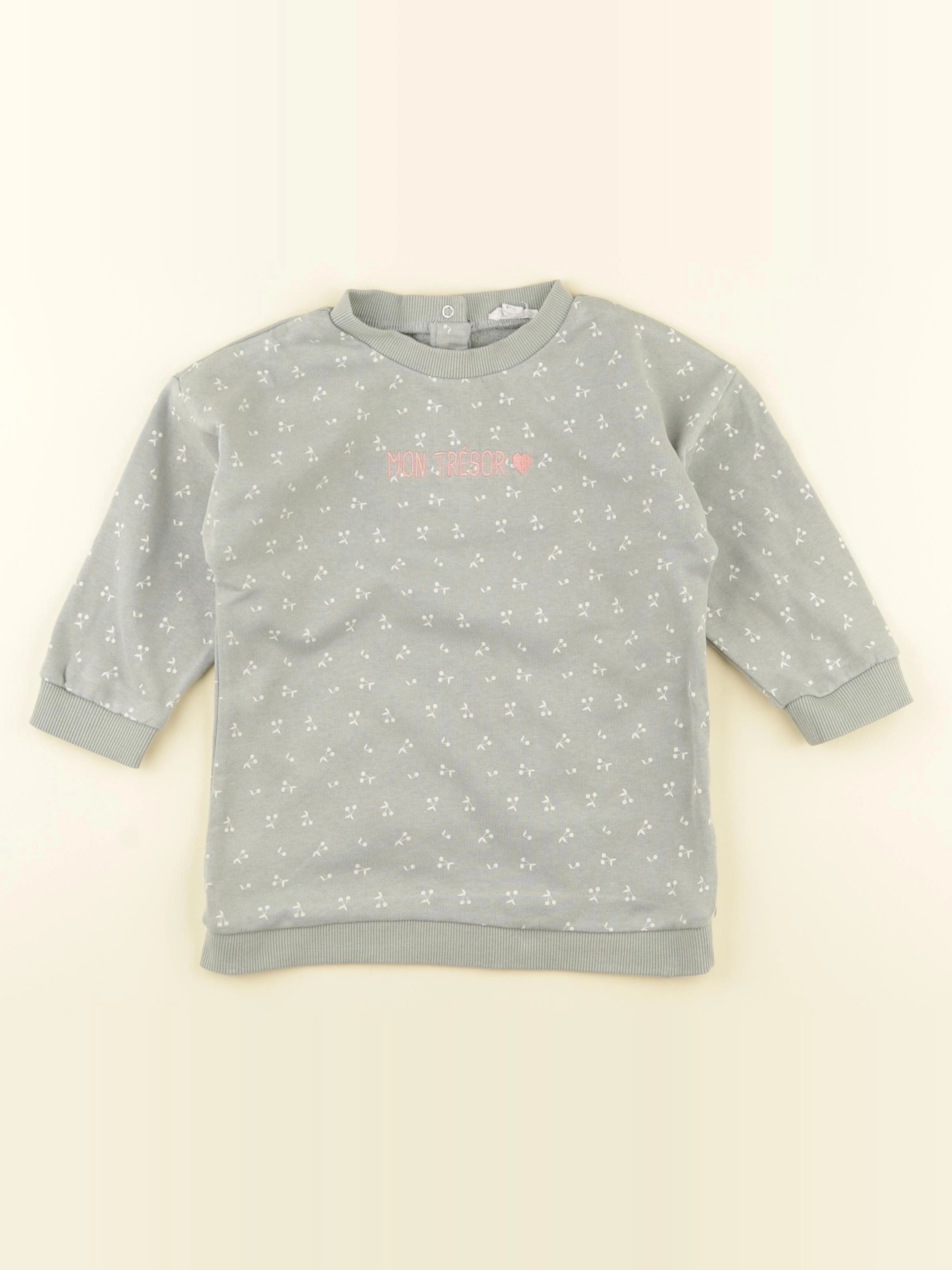 Vertbaudet - robe vert - 24 mois