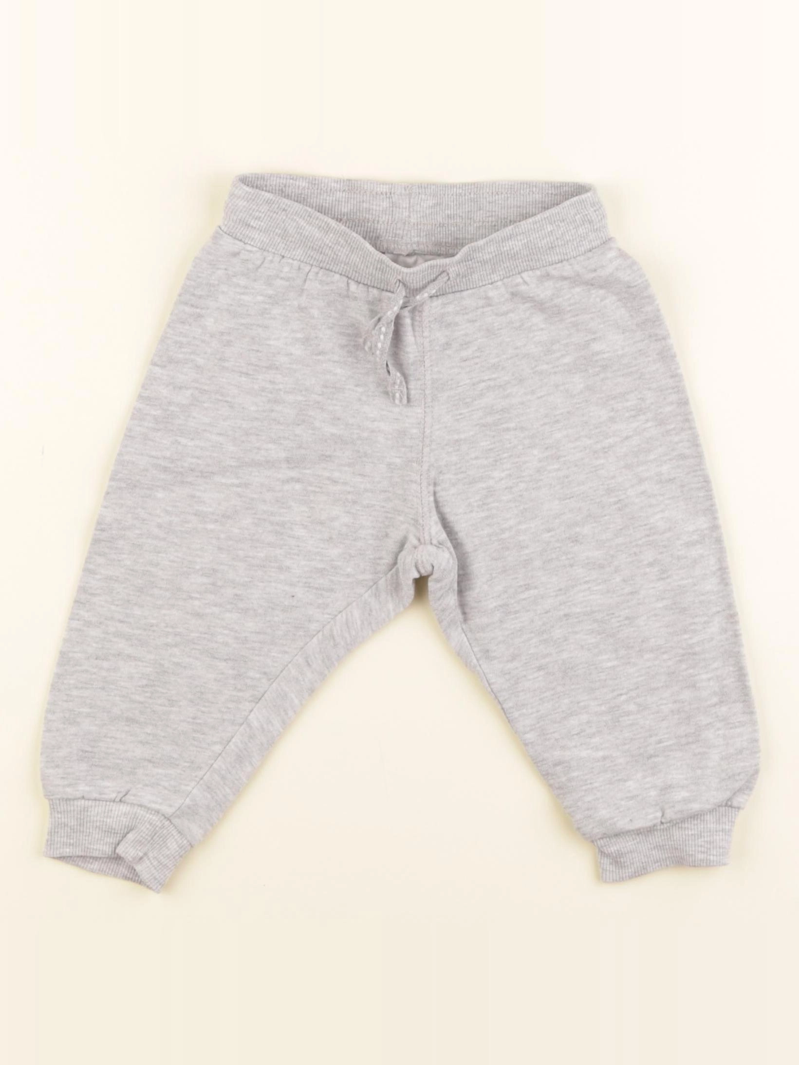 H&M - pantalon gris - 9/12 mois