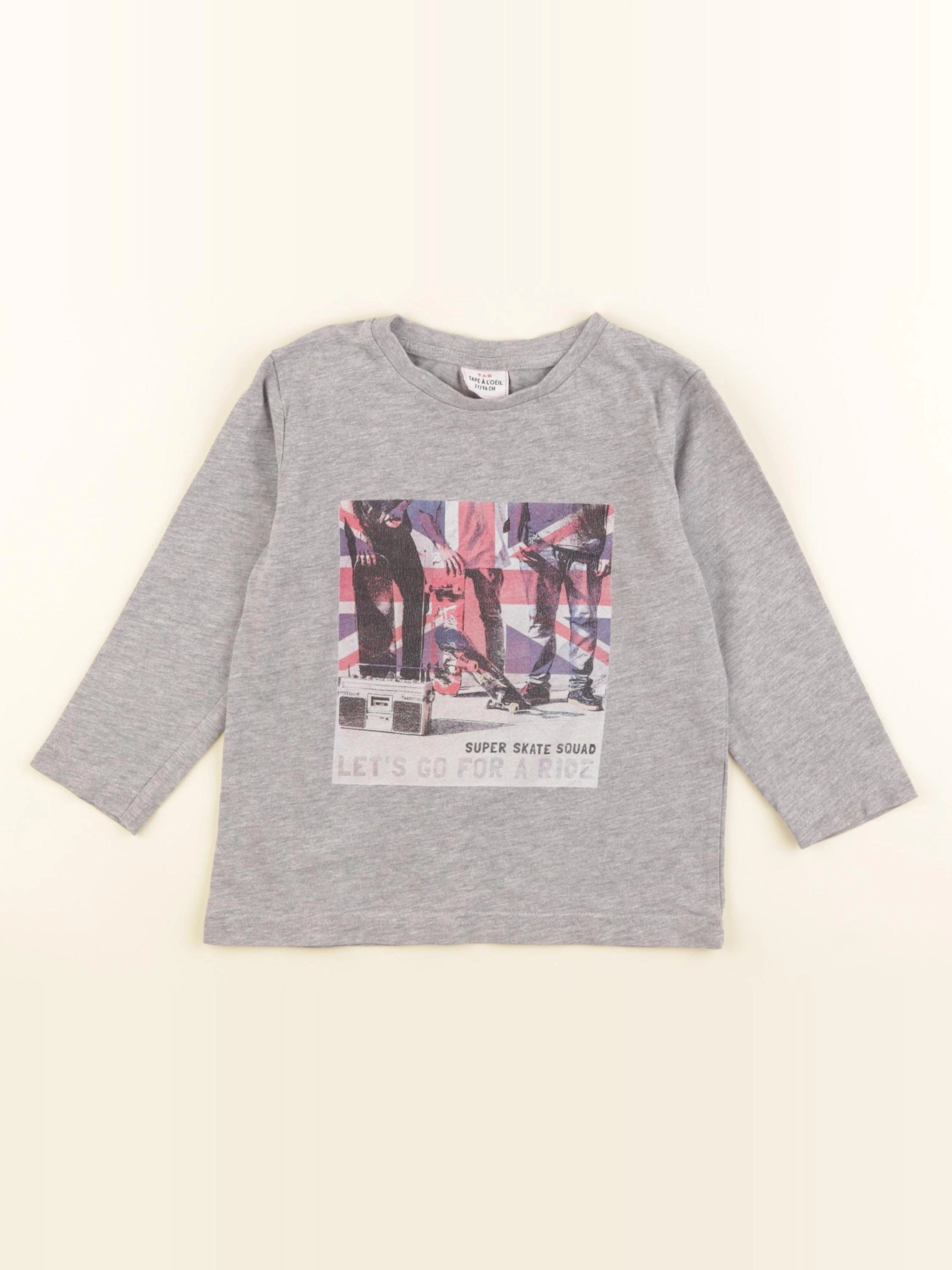 Tape à l'oeil - tee-shirt gris - 3 ans