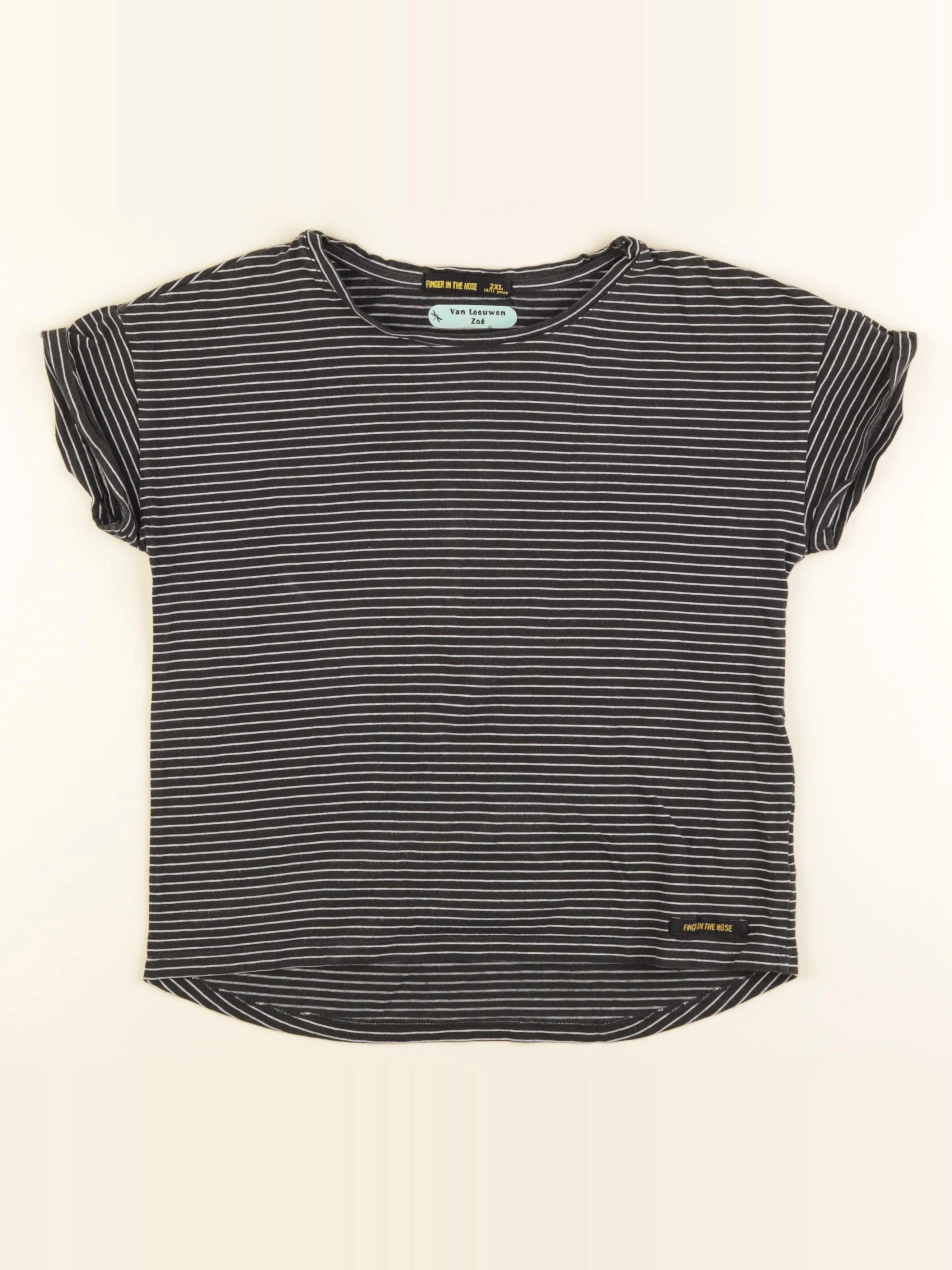 Finger in the nose - tee-shirt noir - 10/11 ans