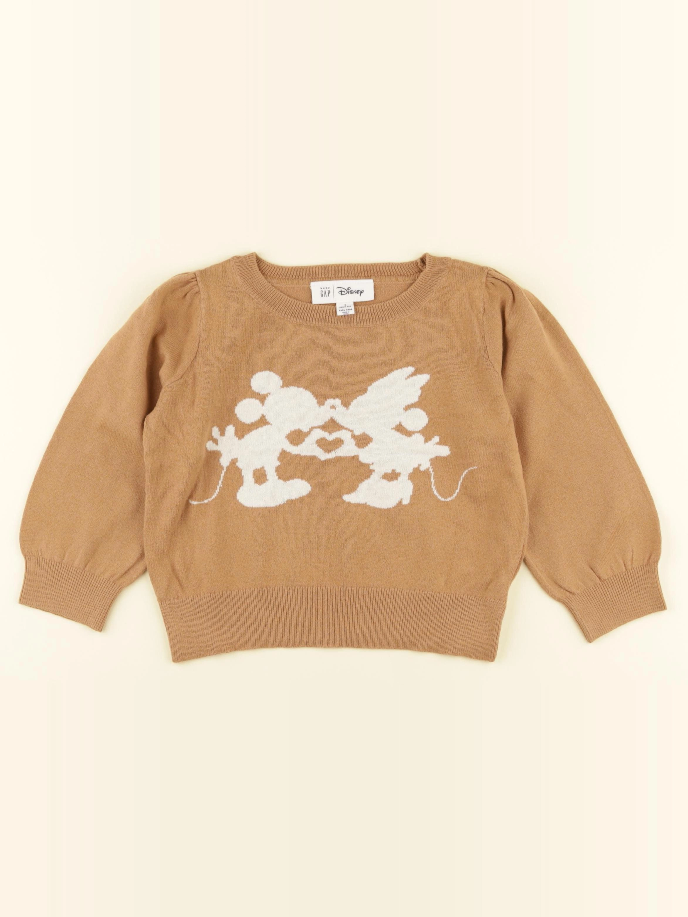 GAP - pull marron - 3 ans