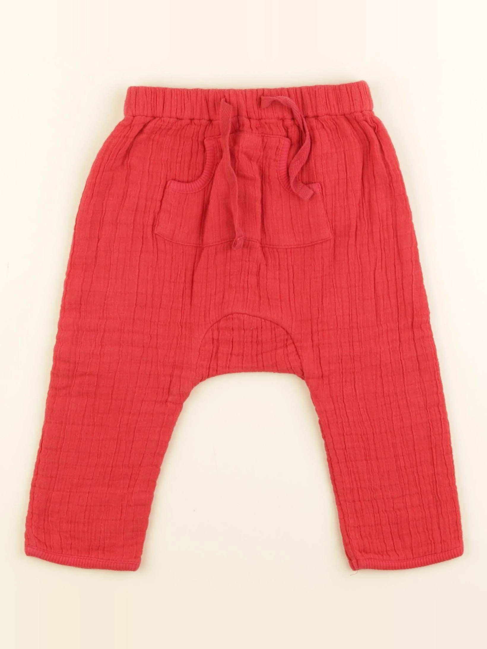 Boutchou - sarouel rouge - 12 mois