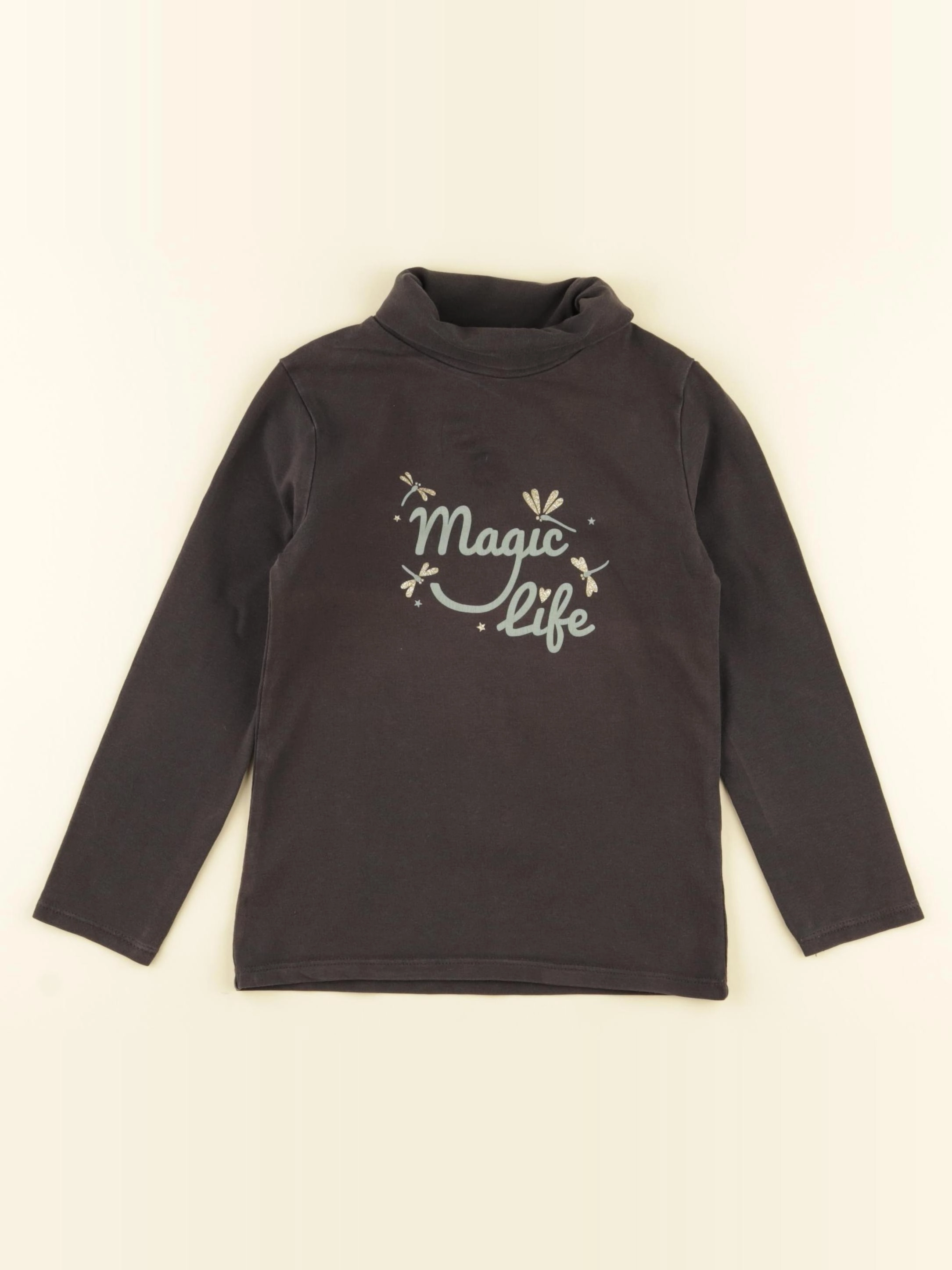 Vertbaudet - sous-pull gris - 4 ans