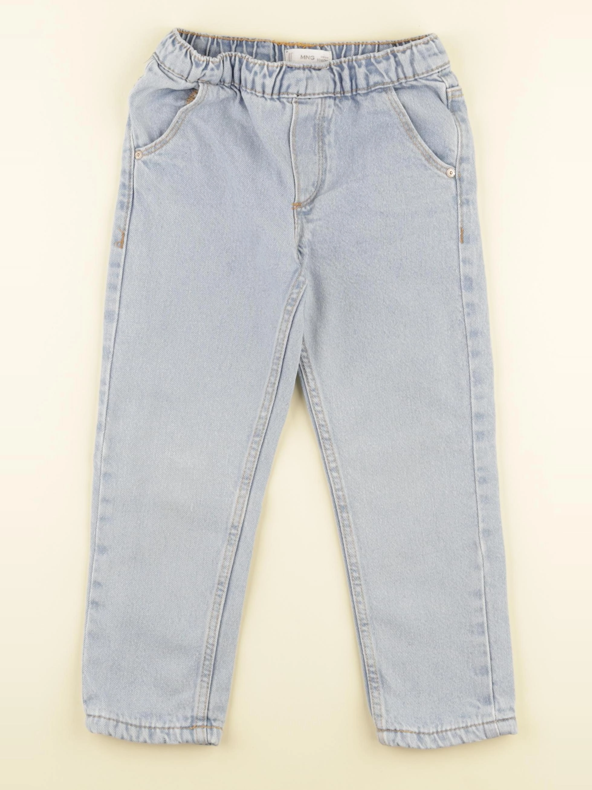 Mango - jean doublé bleu - 3/4 ans