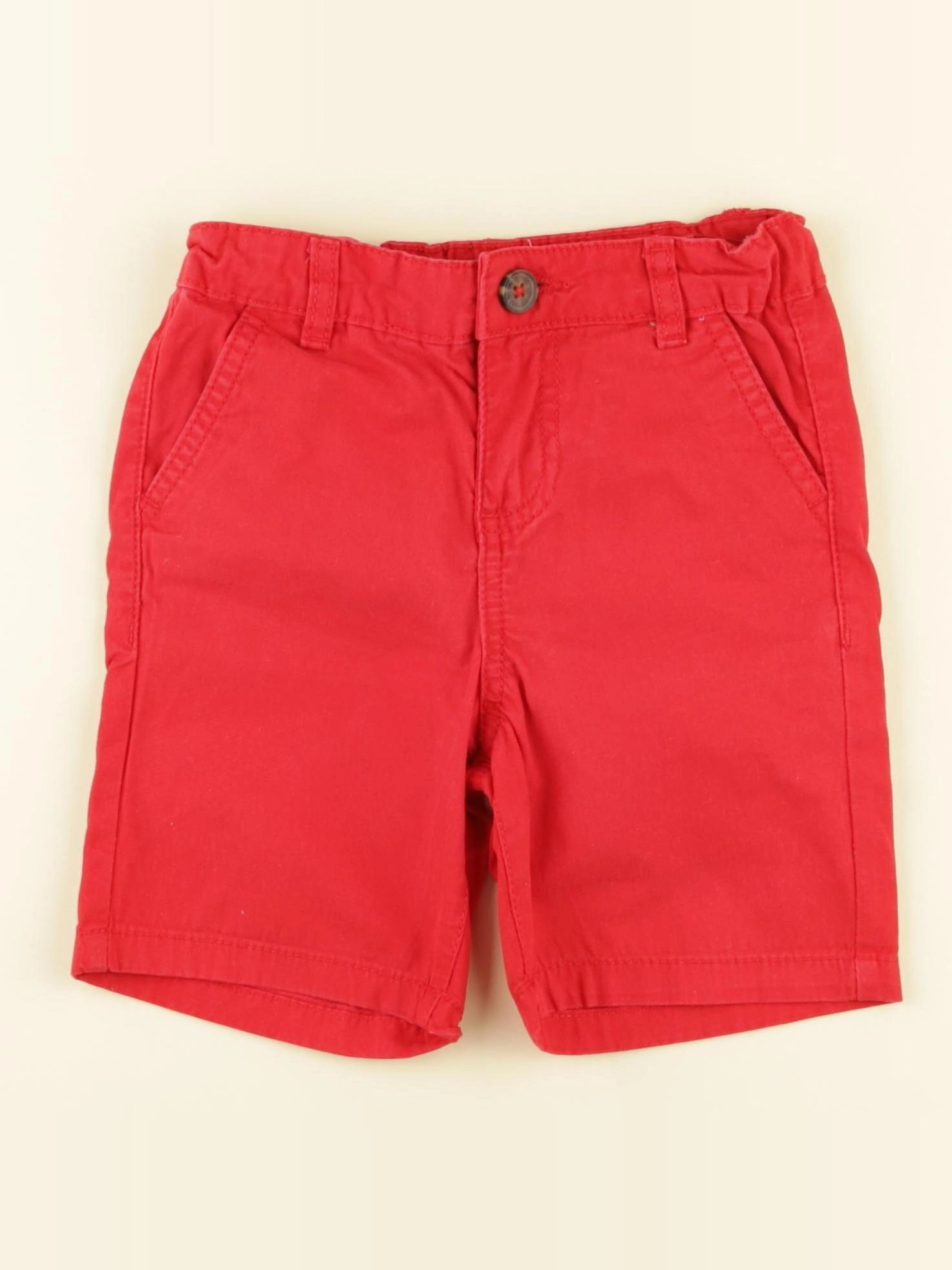 Vertbaudet - short rouge - 3 ans