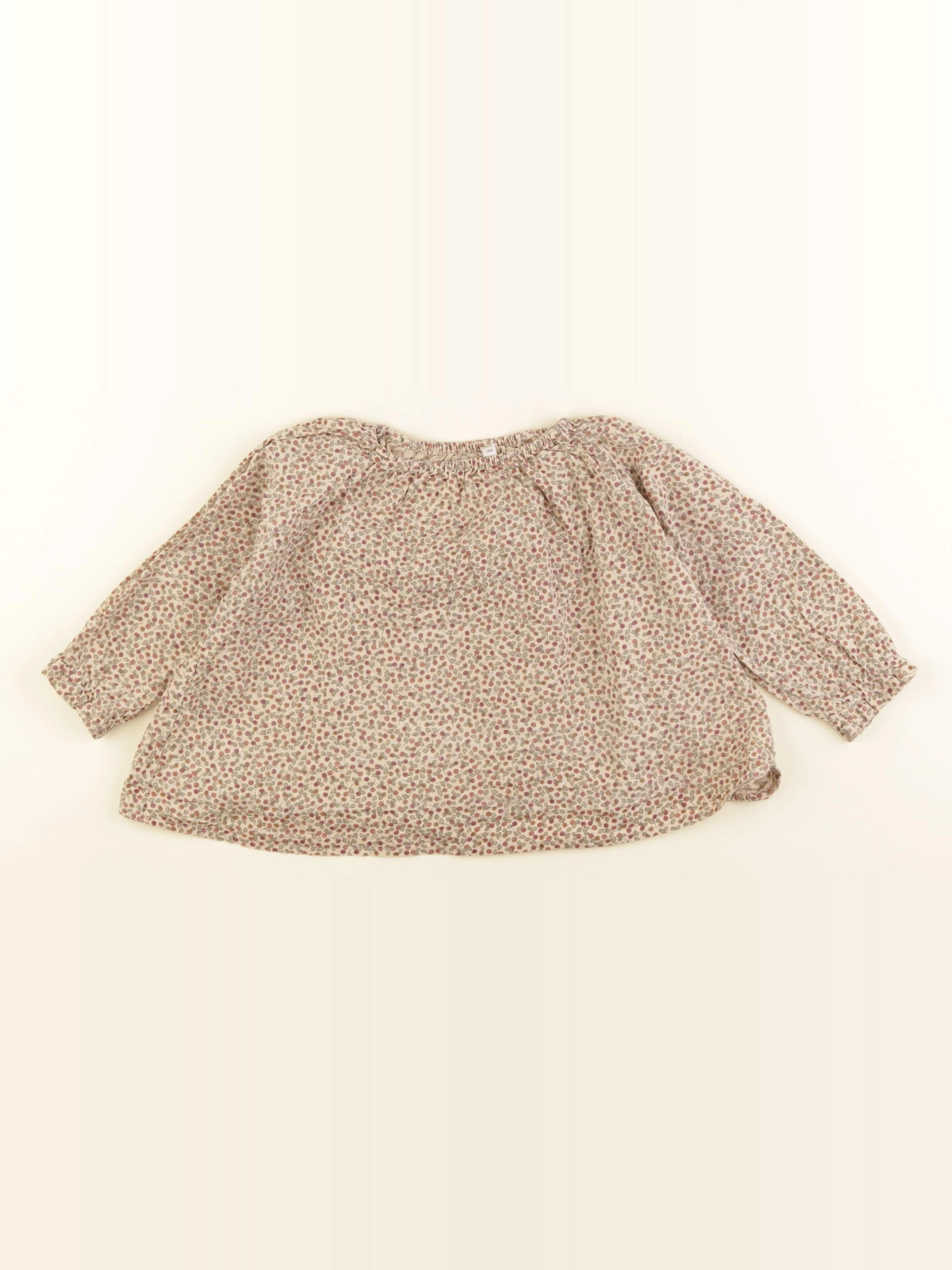 Konges slojd - blouse beige, vert - 18 mois