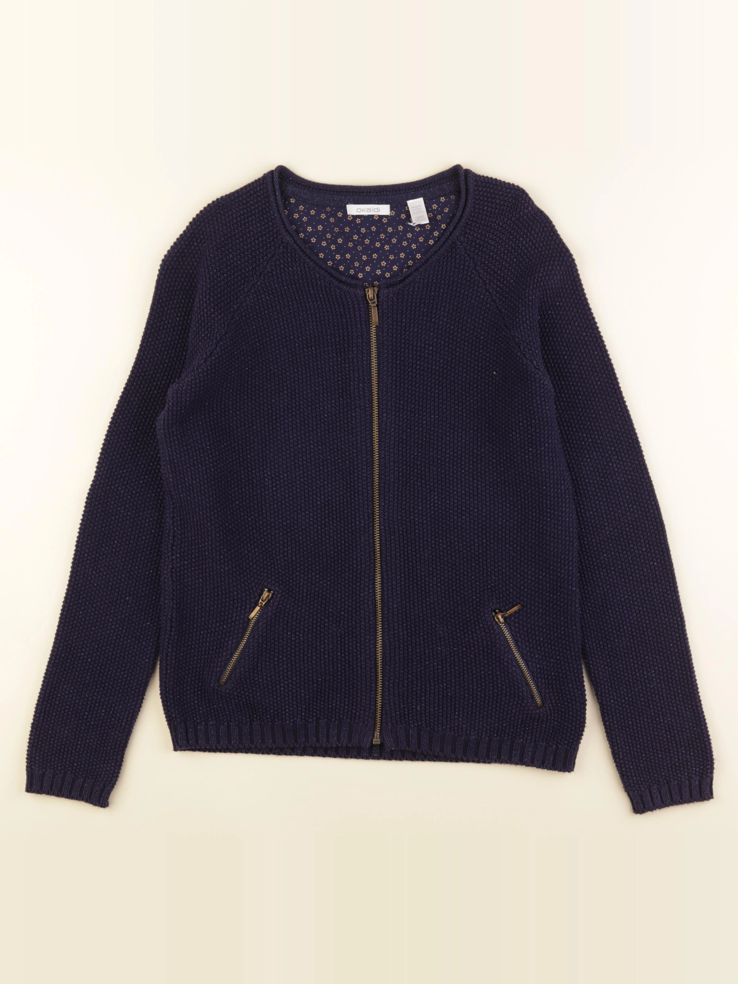 Okaidi - gilet bleu - 12 ans