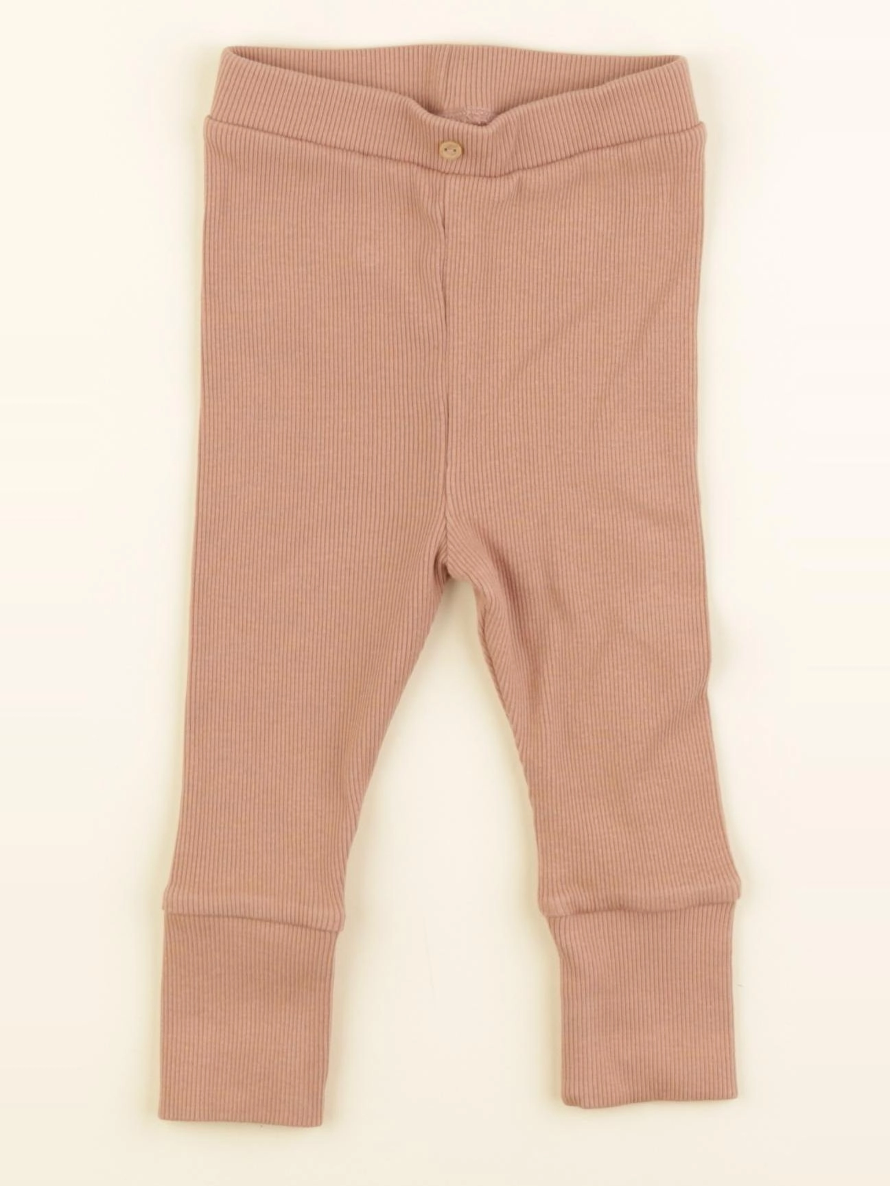 Vertbaudet - legging marron - 9 mois
