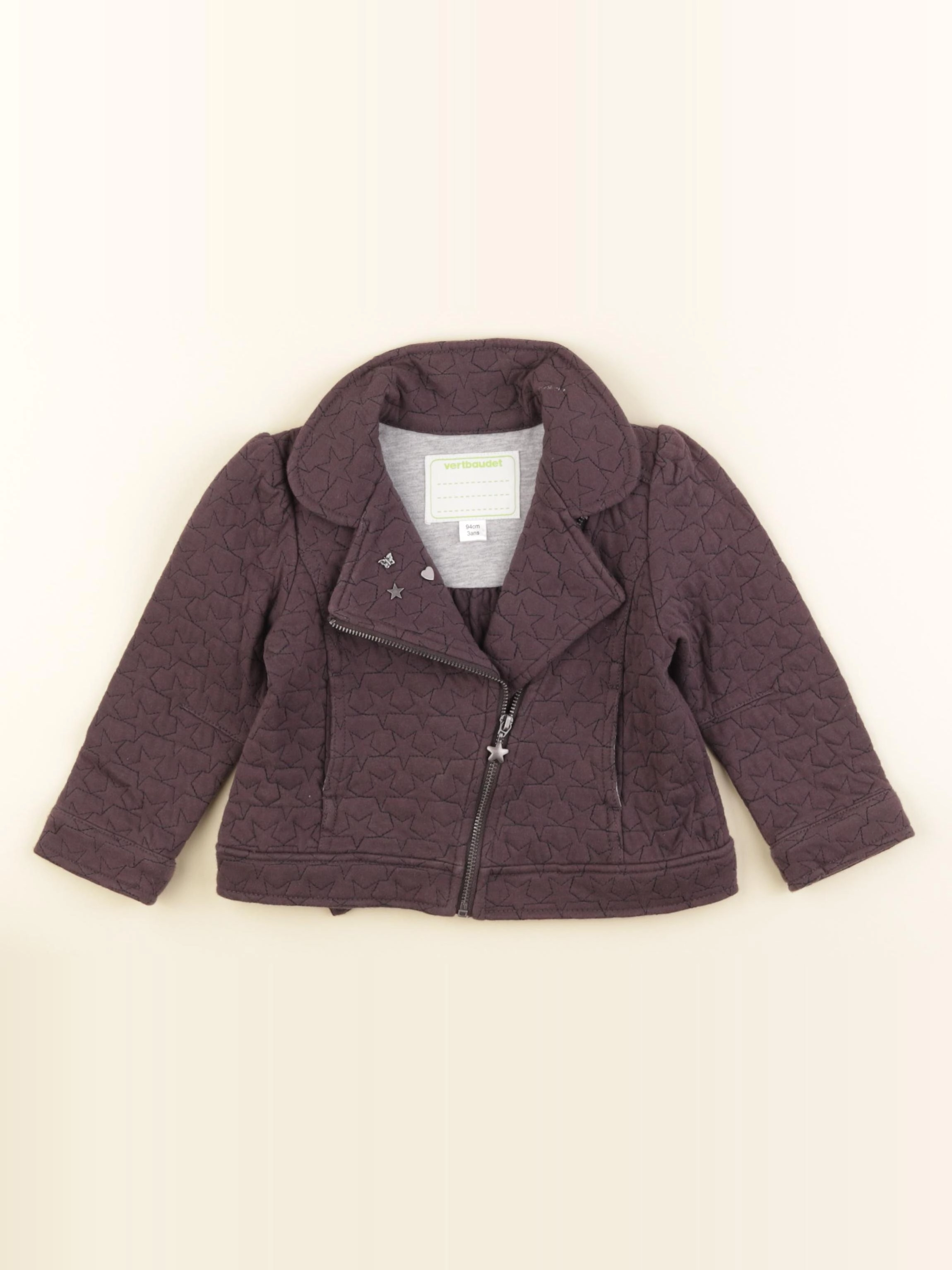 Vertbaudet - veste bleu - 3 ans