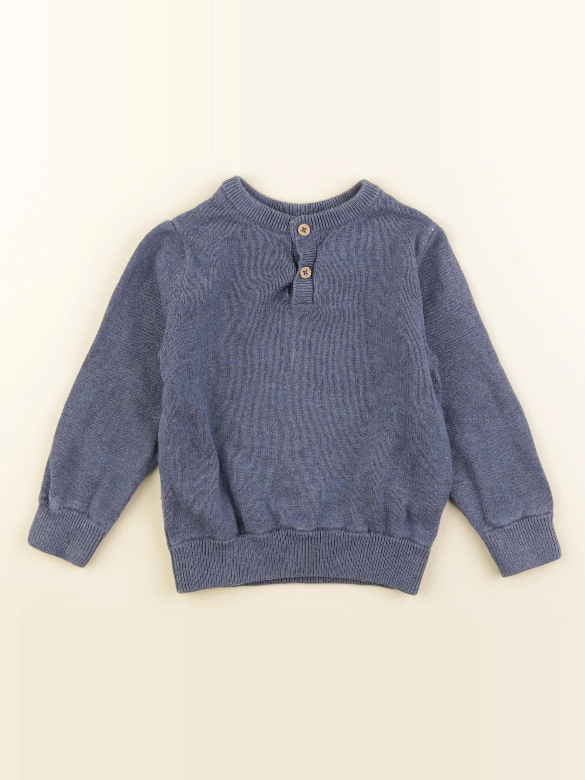 Vertbaudet - pull bleu - 4 ans