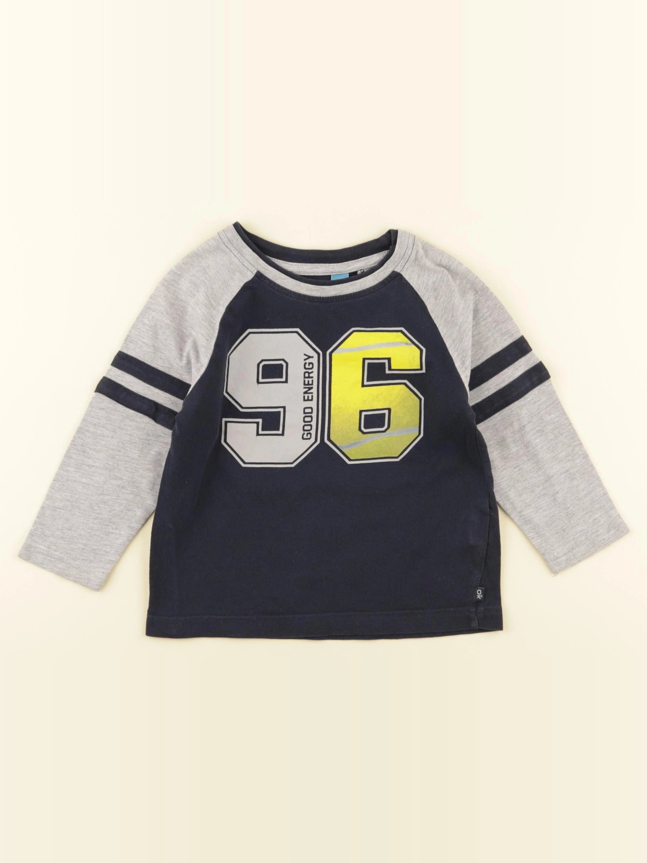 Okaidi - tee-shirt gris - 2 ans