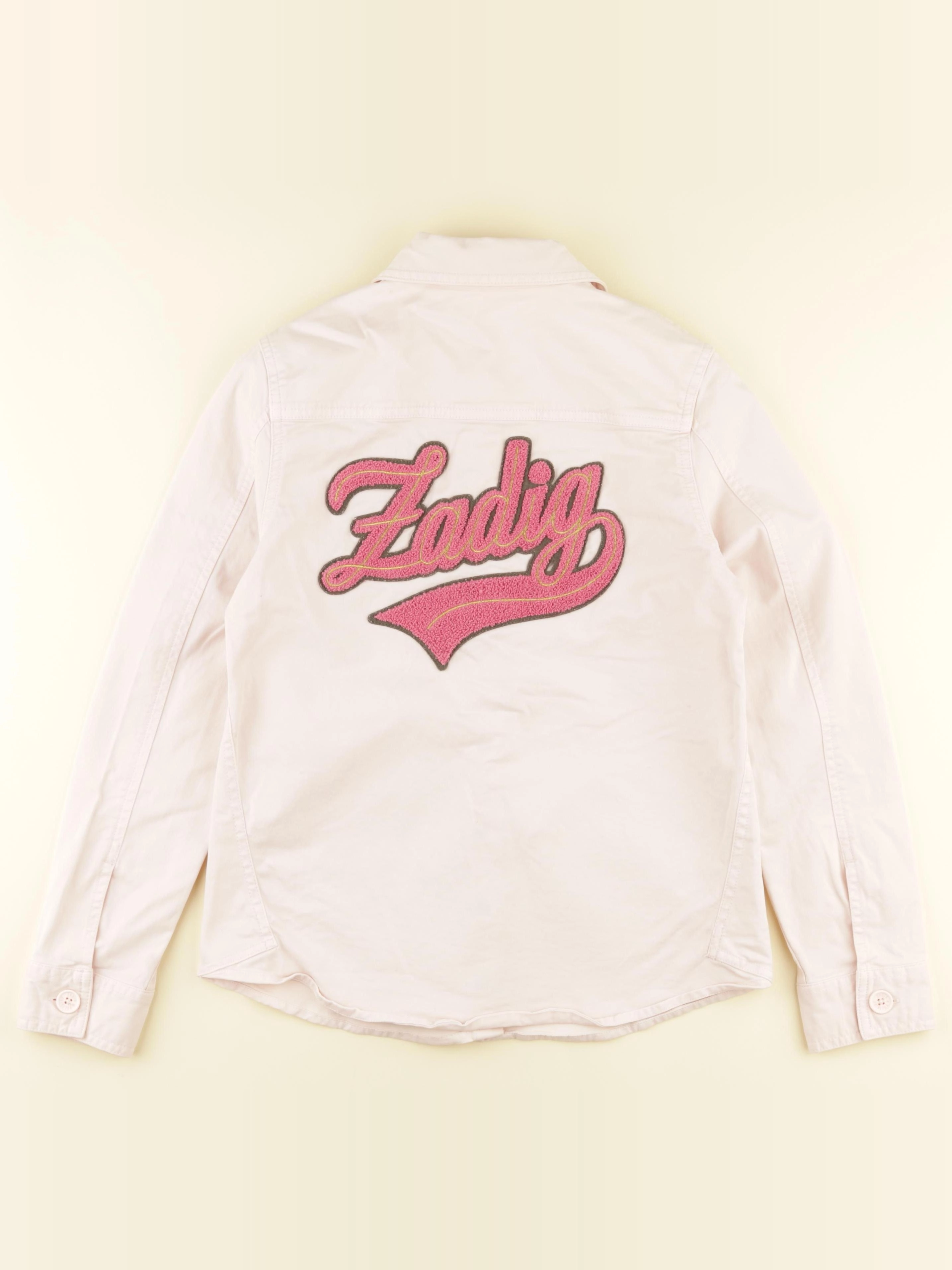 Zadig & Voltaire - sur chemise imprimé au dos rose - 12 ans