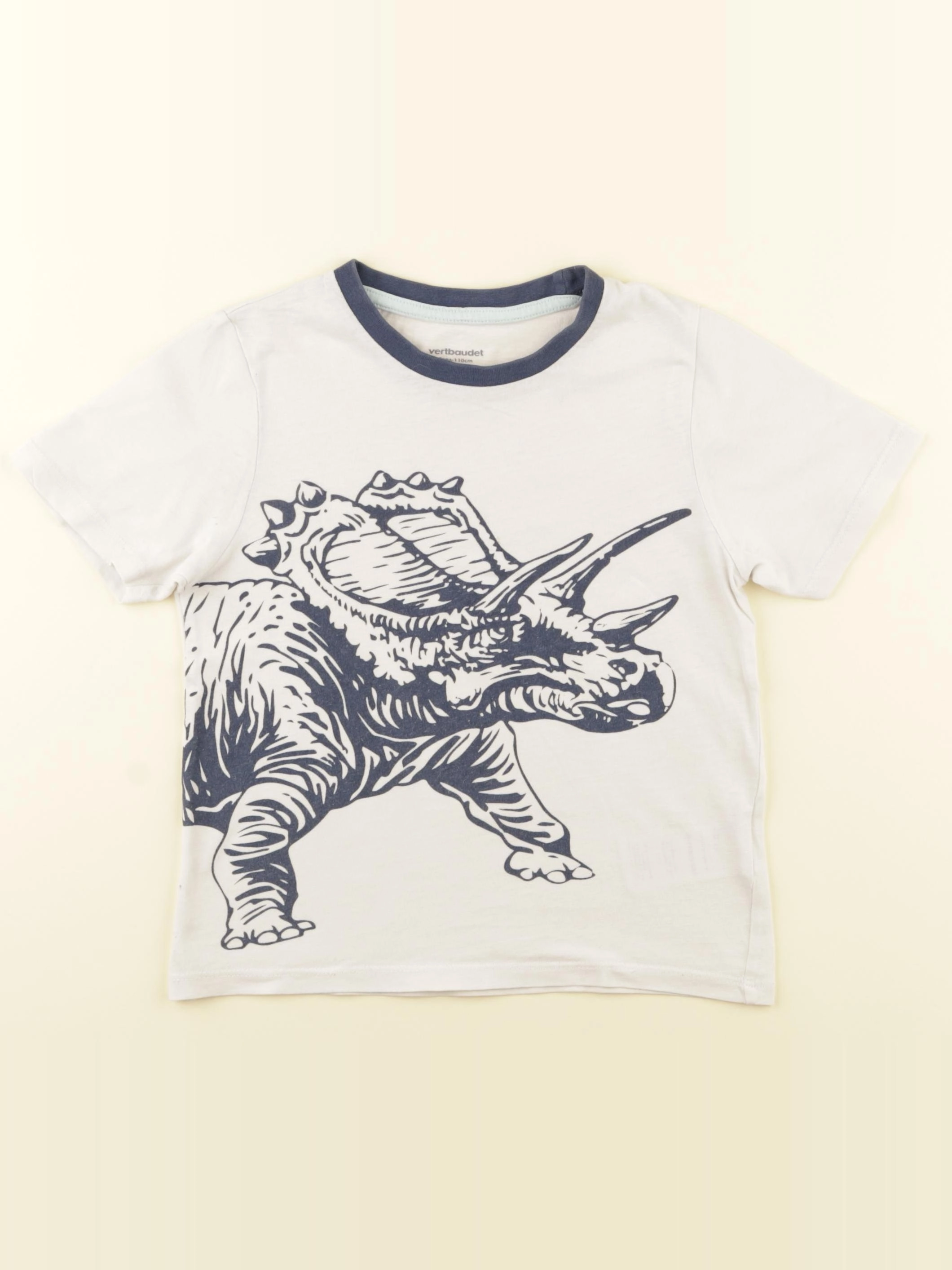 Vertbaudet - tee-shirt blanc - 5 ans