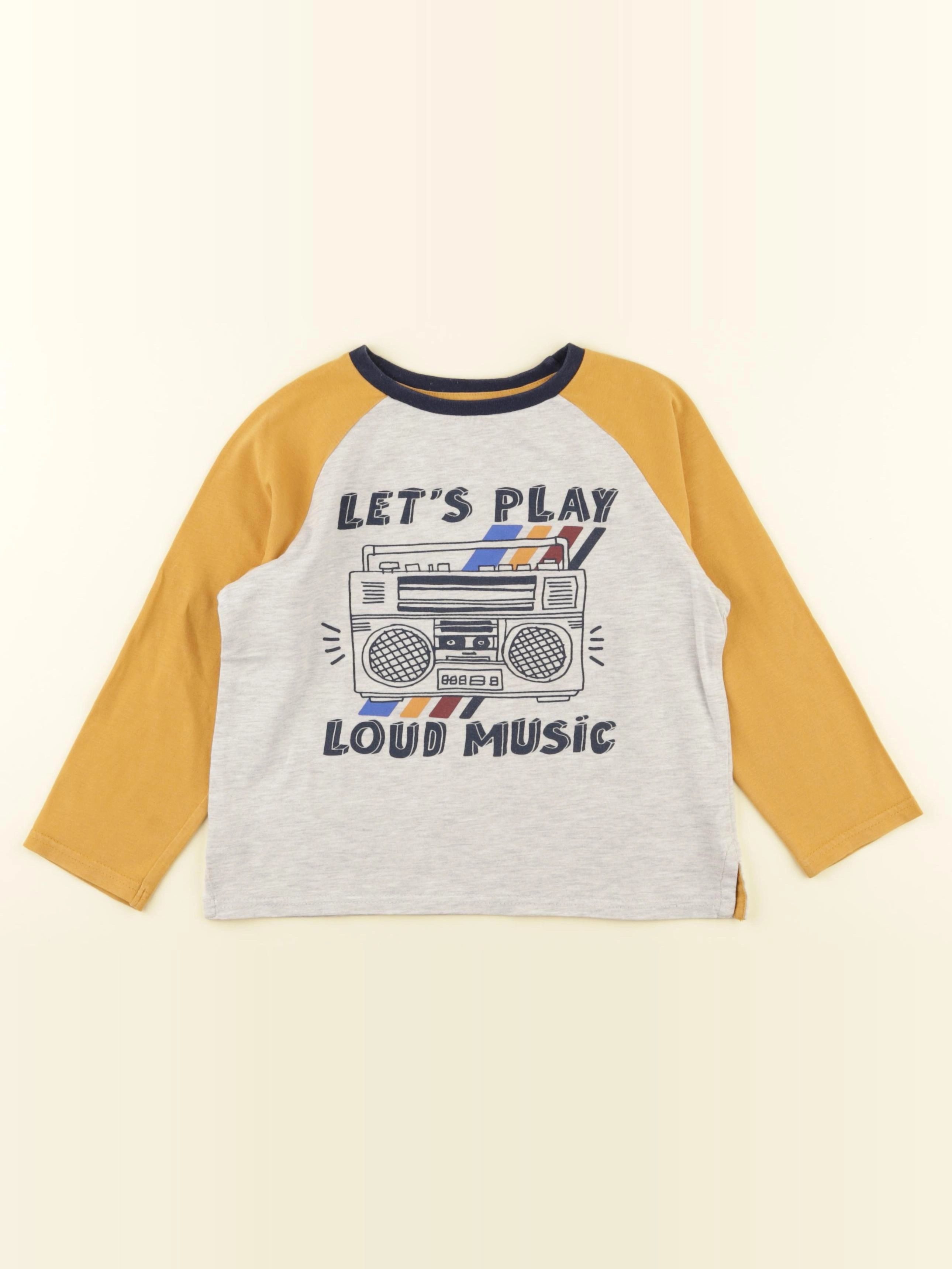 Vertbaudet - tee-shirt gris - 5 ans