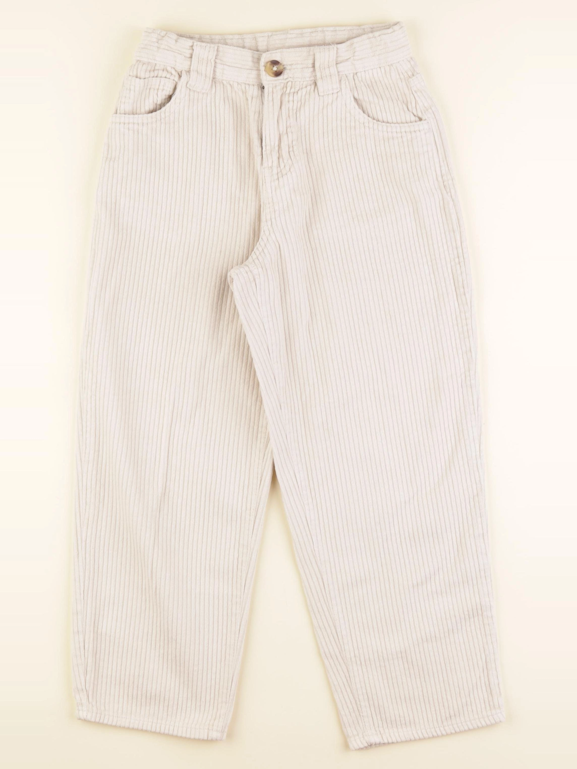 Monoprix - pantalon blanc - 8 ans