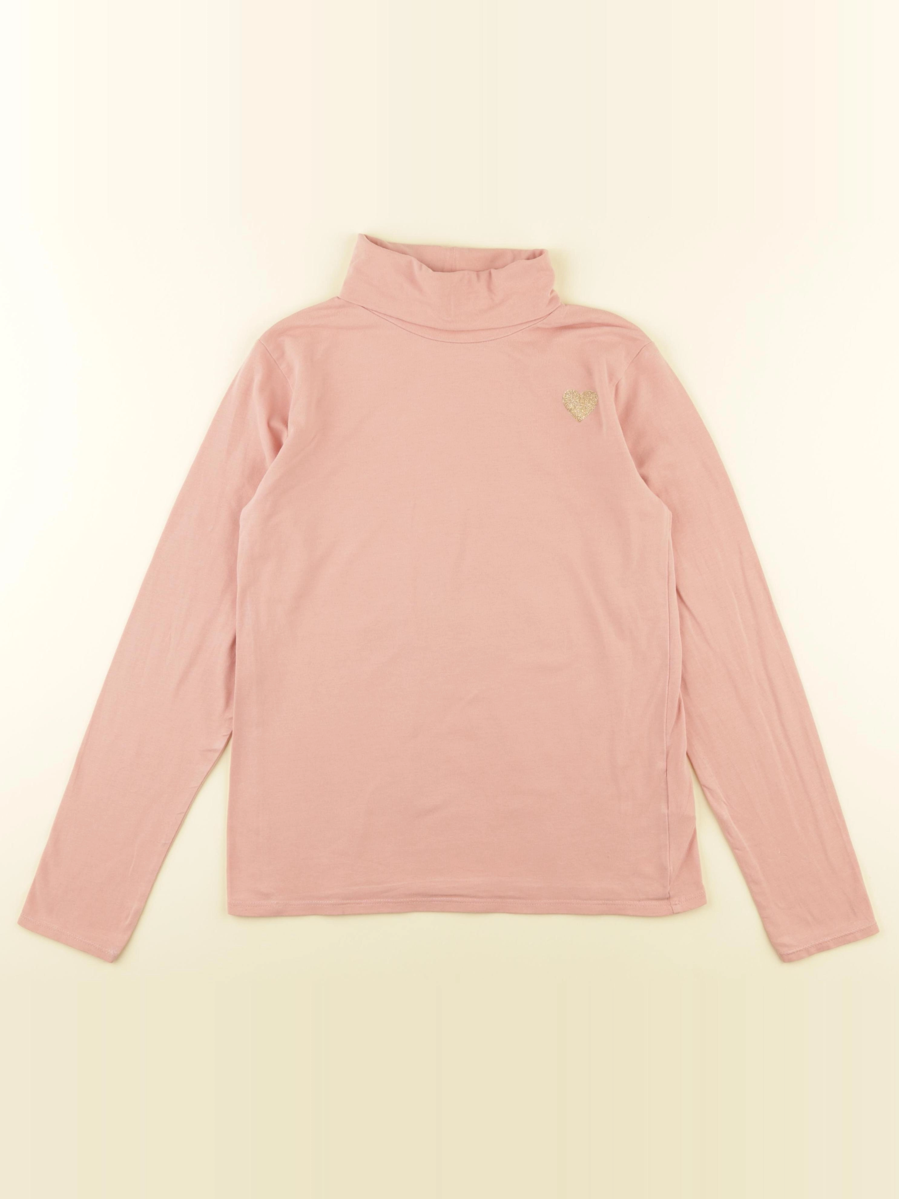 Vertbaudet - sous-pull rose - 10 ans