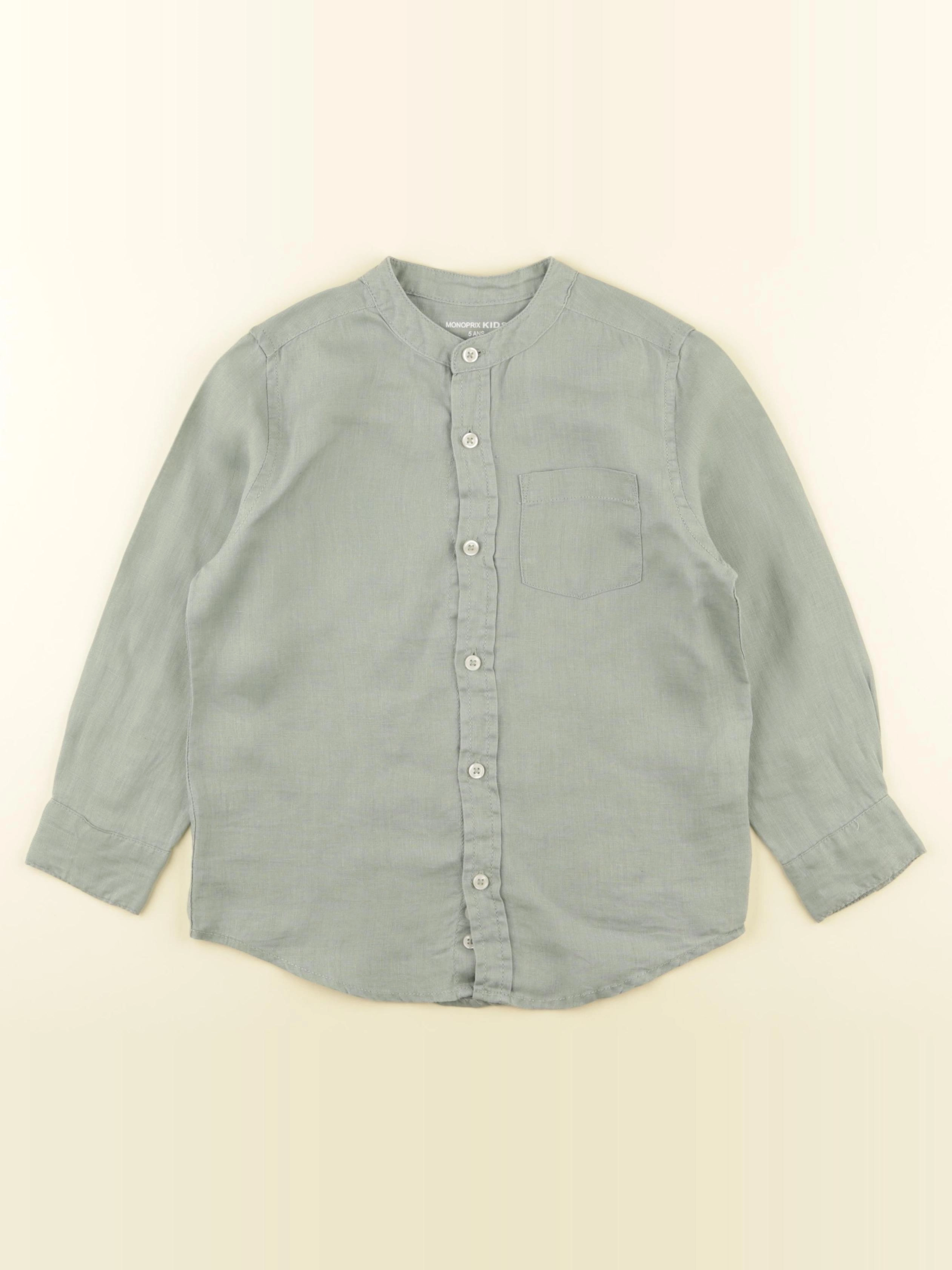 Monoprix - chemise vert - 5 ans