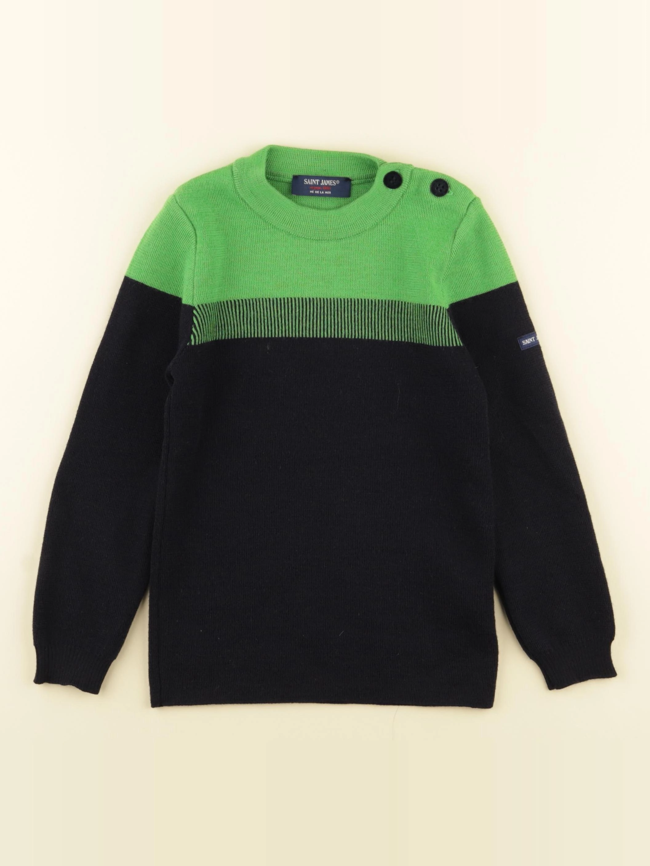 Saint James - pull vert - 6 ans