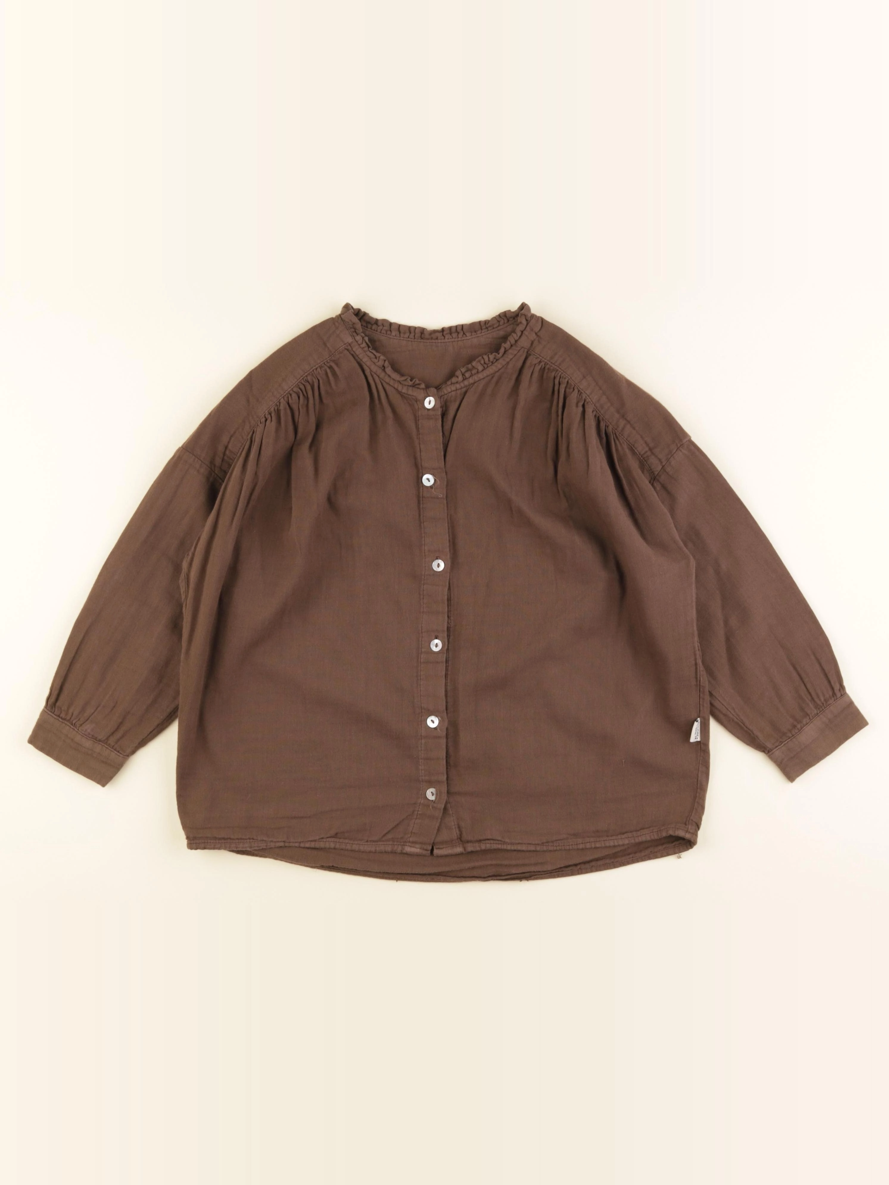 Poudre Organic - blouse marron - 8 ans