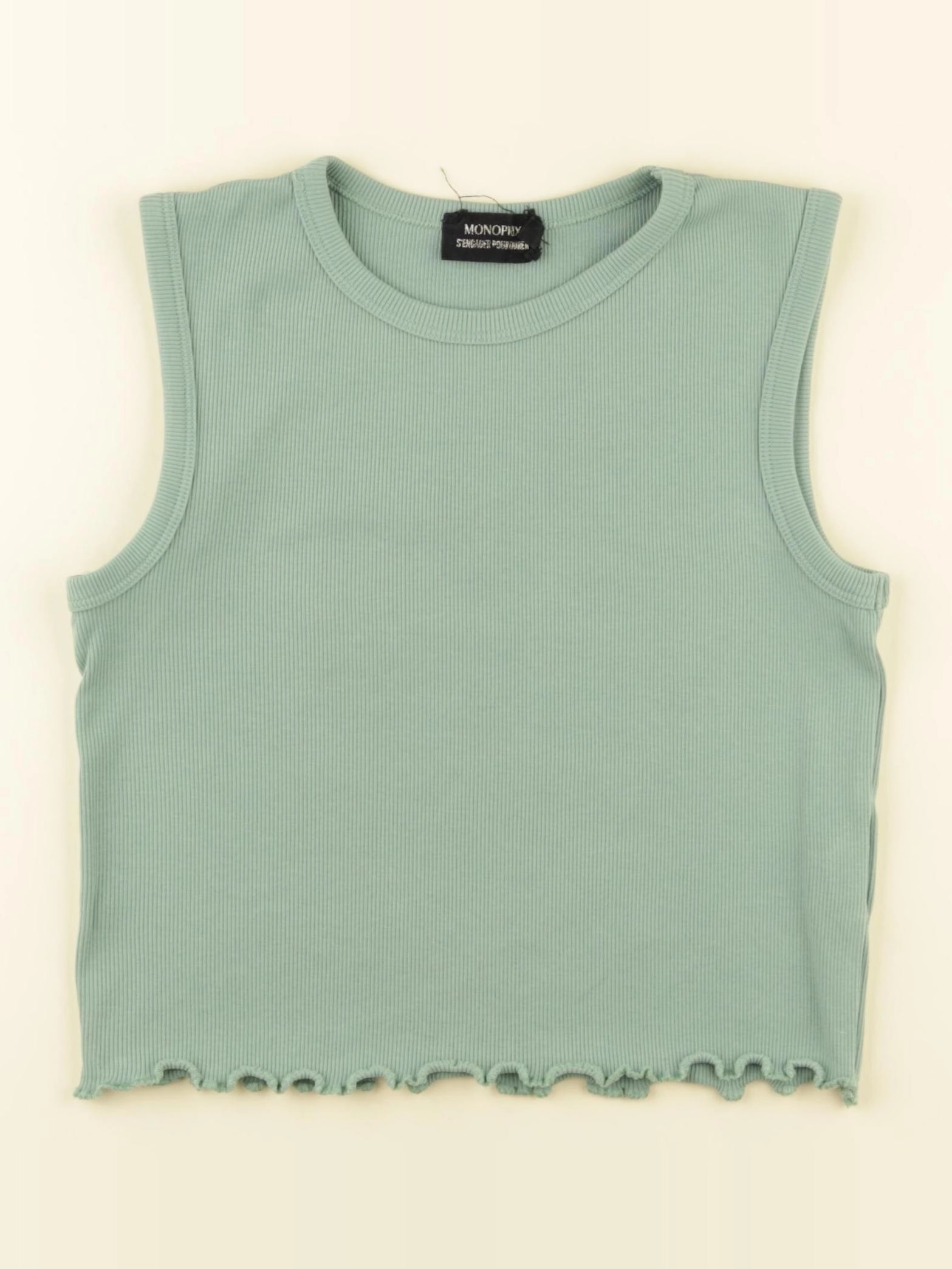 Monoprix - débardeur vert - 10 ans