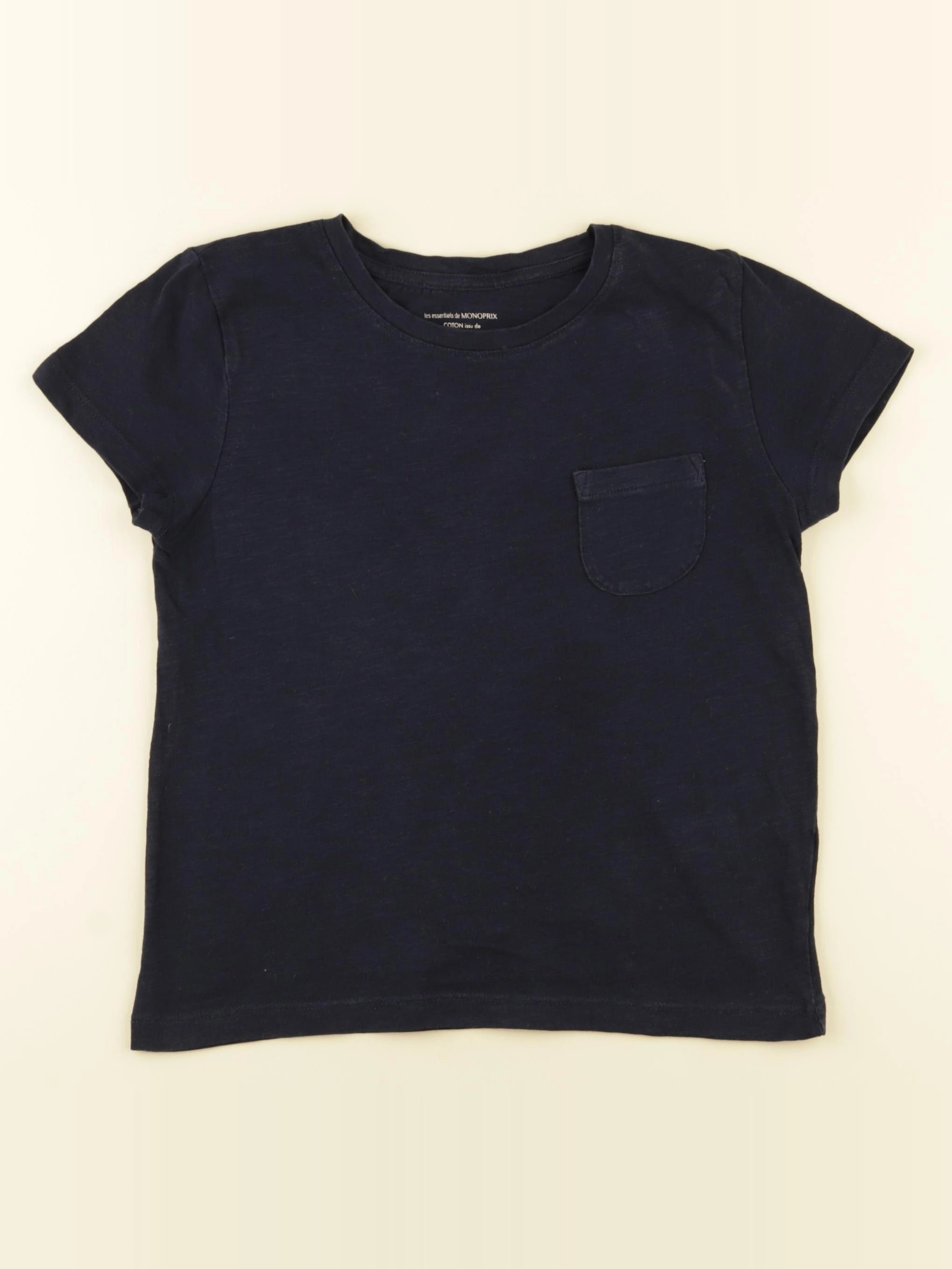 Monoprix - tee-shirt bleu - 8 ans