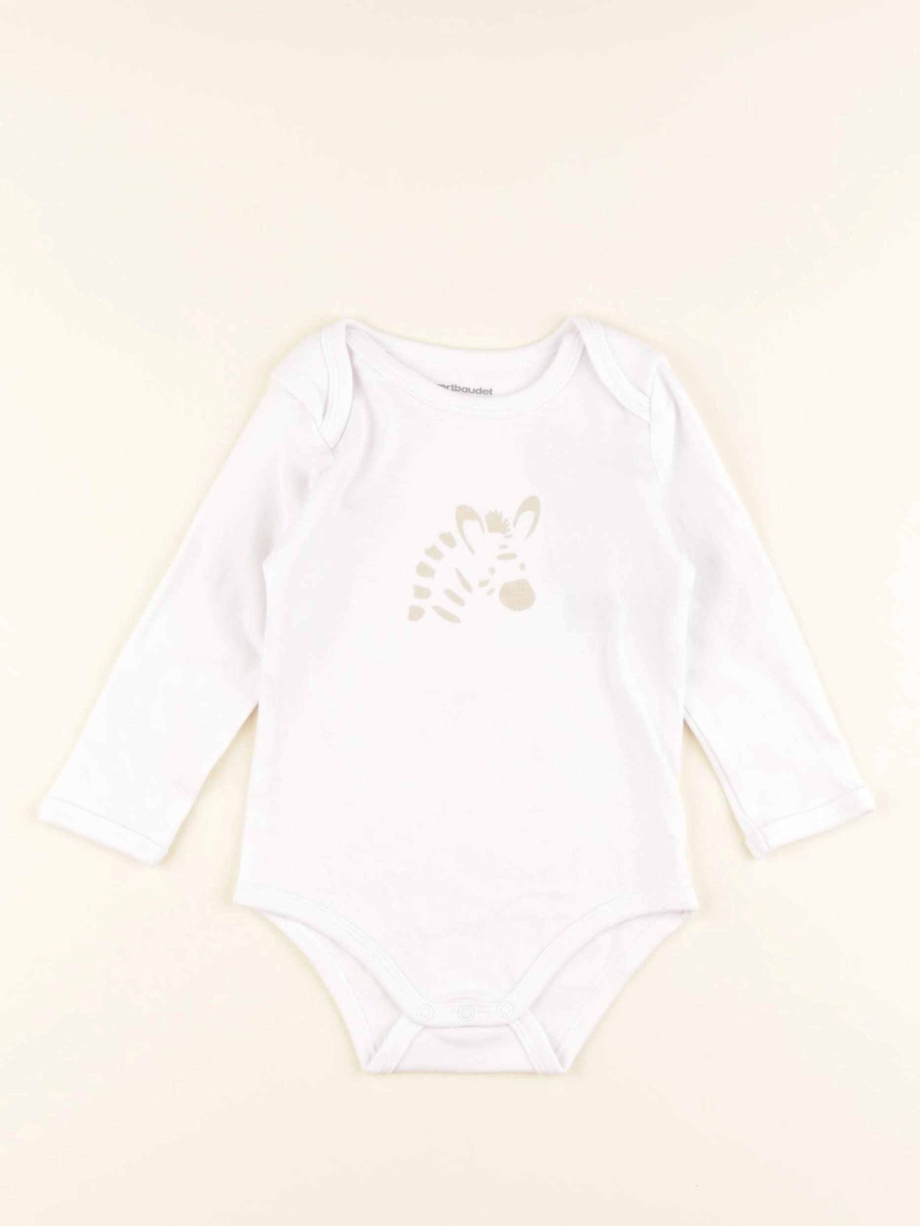 Vertbaudet - body blanc - 18 mois