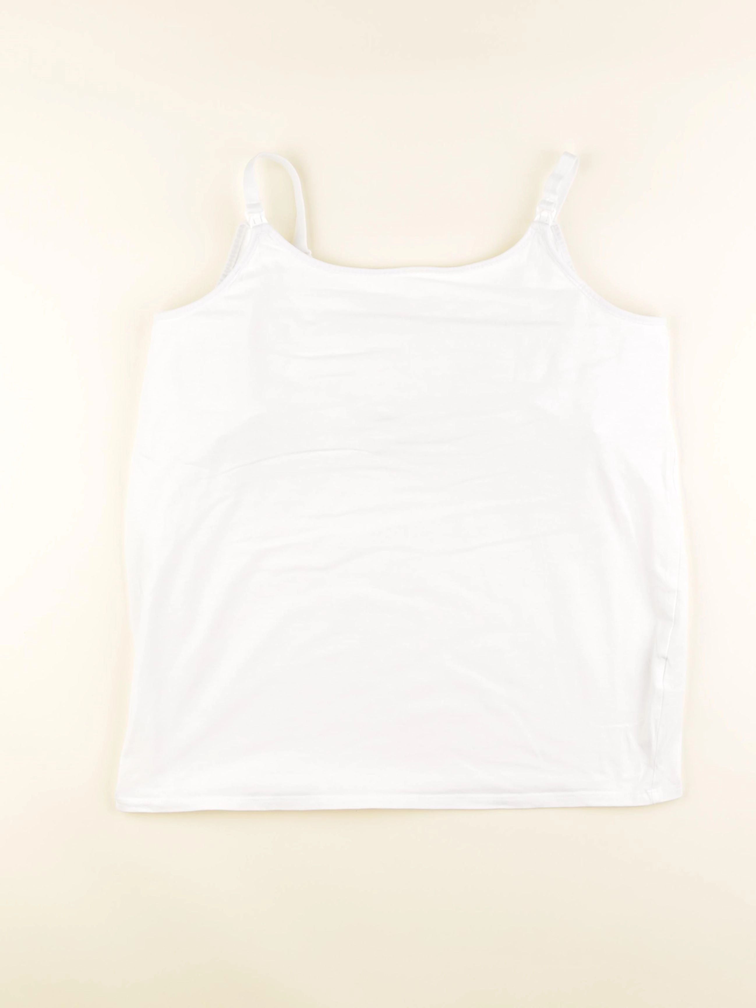 Kiabi - débardeur allaitement blanc - 42 à 44