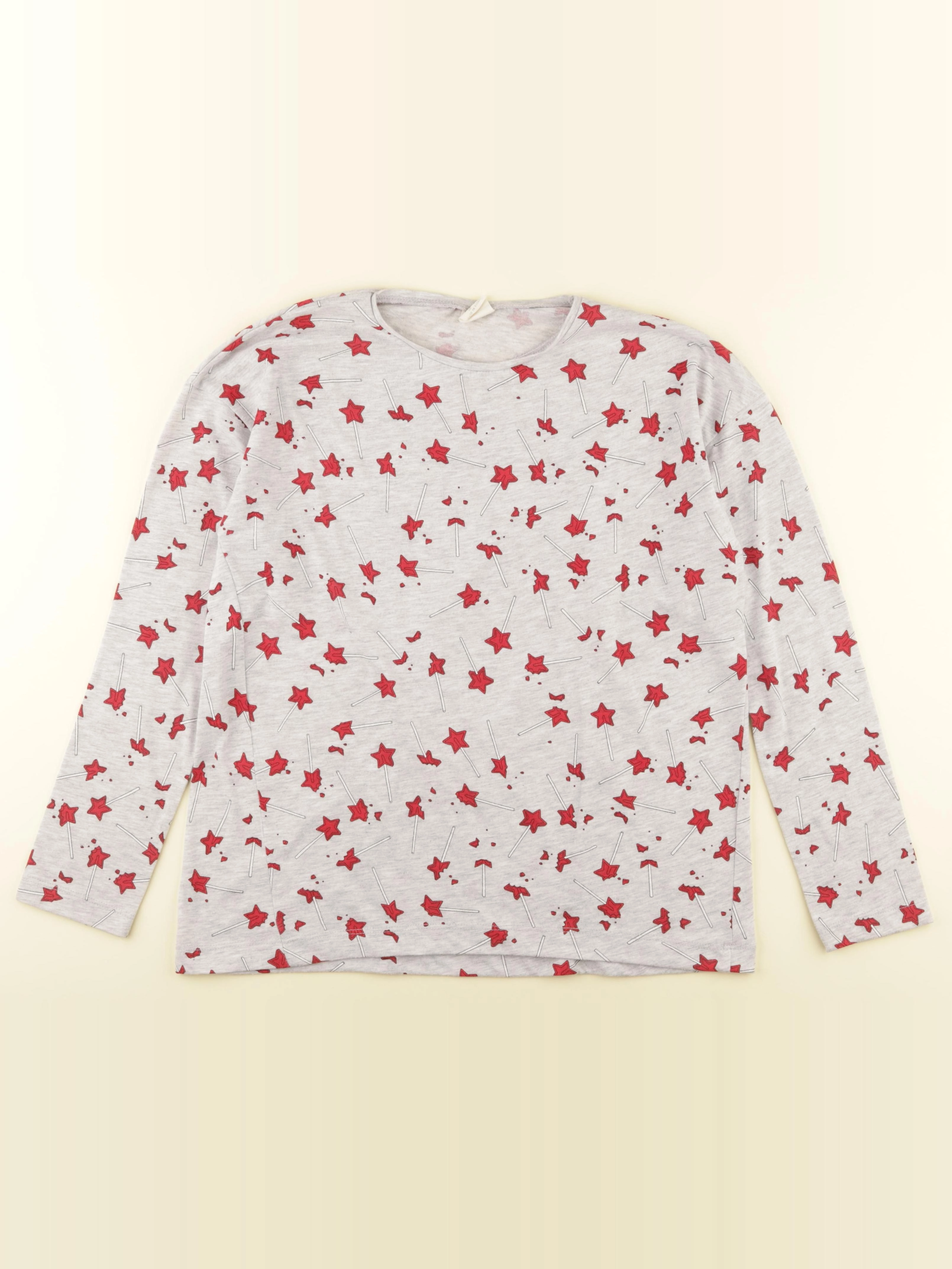 Zara - tee-shirt gris, rouge - 11/12 ans