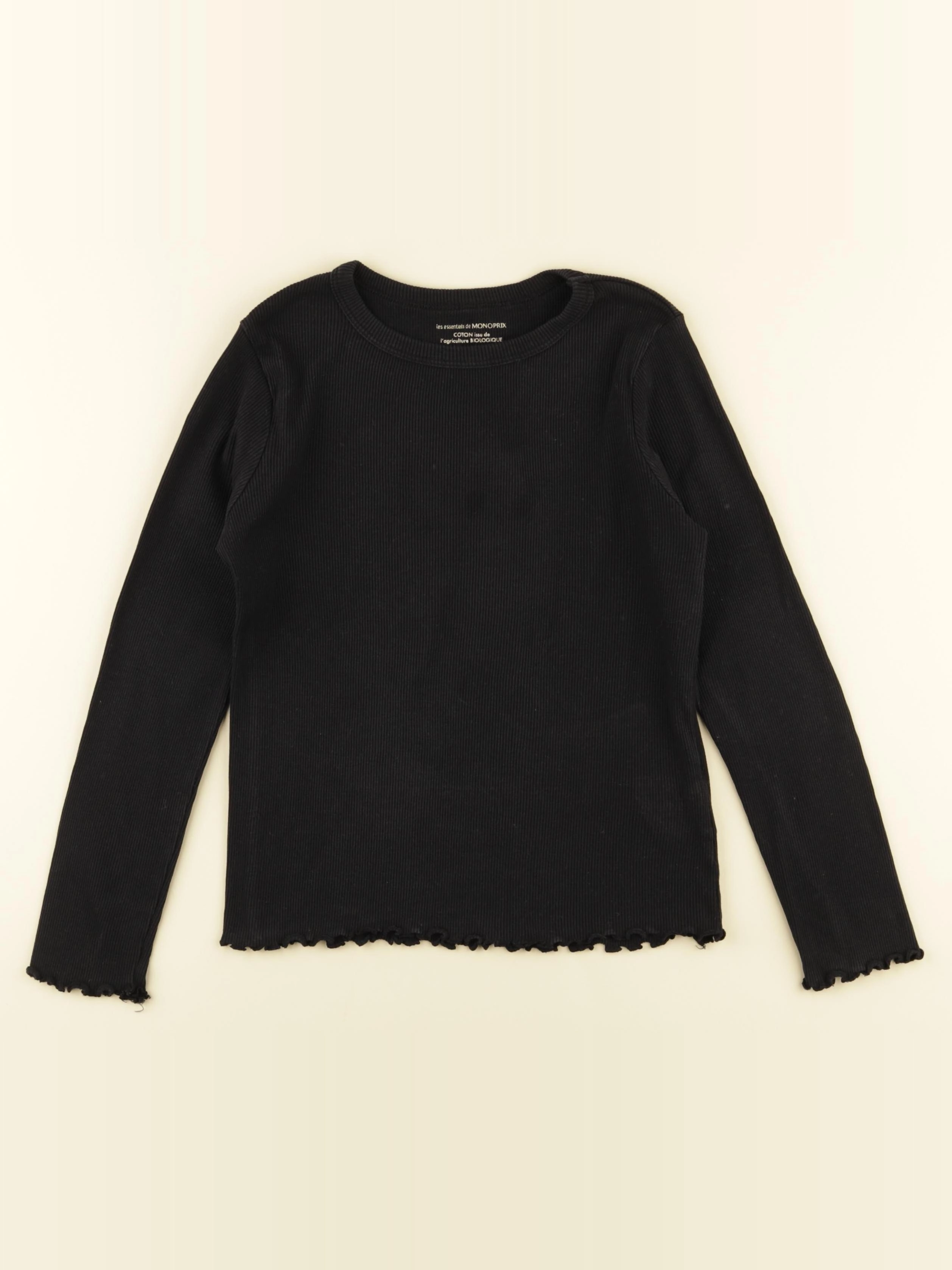 Monoprix - tee-shirt noir - 8 ans
