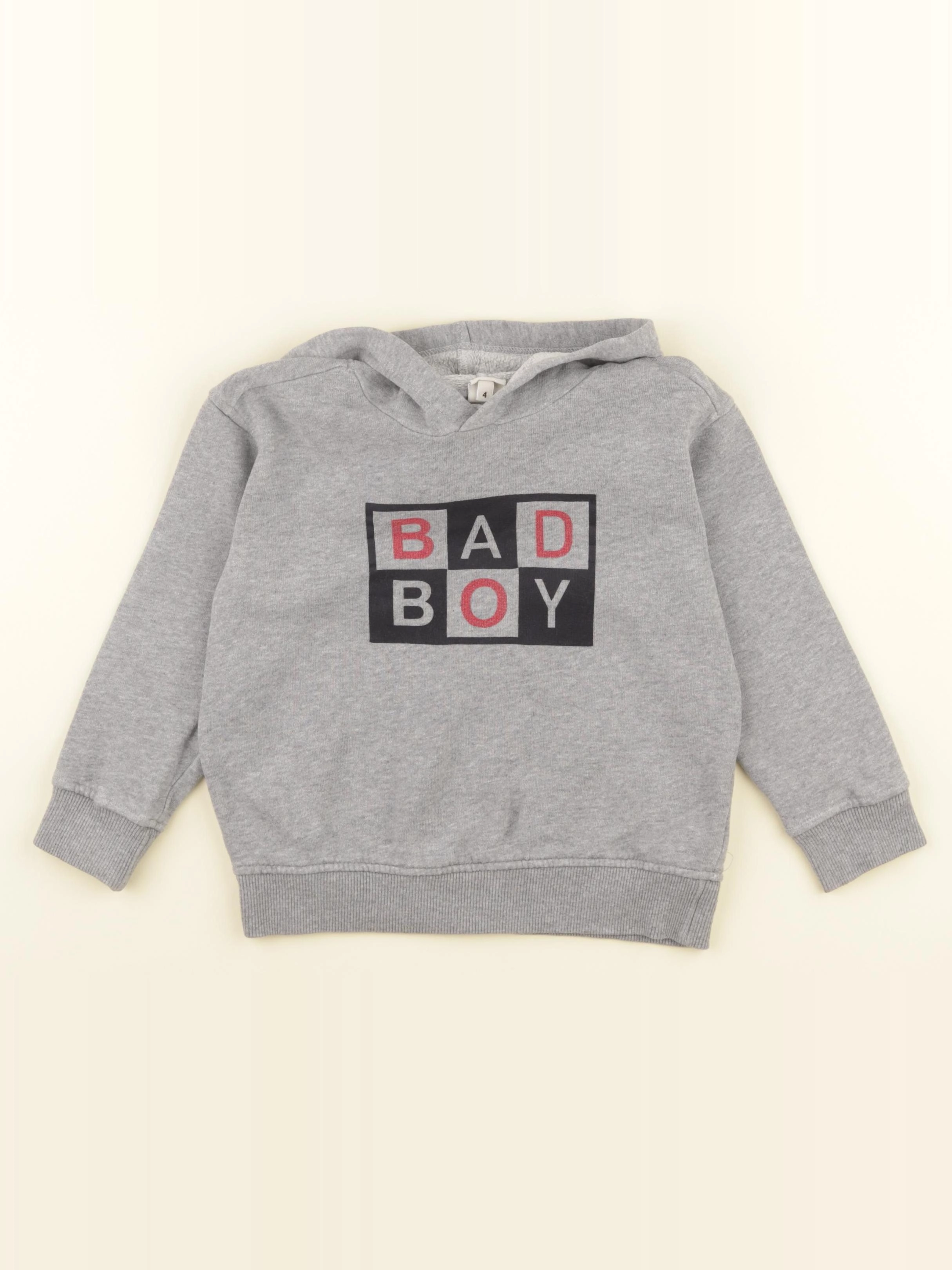 Bonton - sweat gris - 4 ans