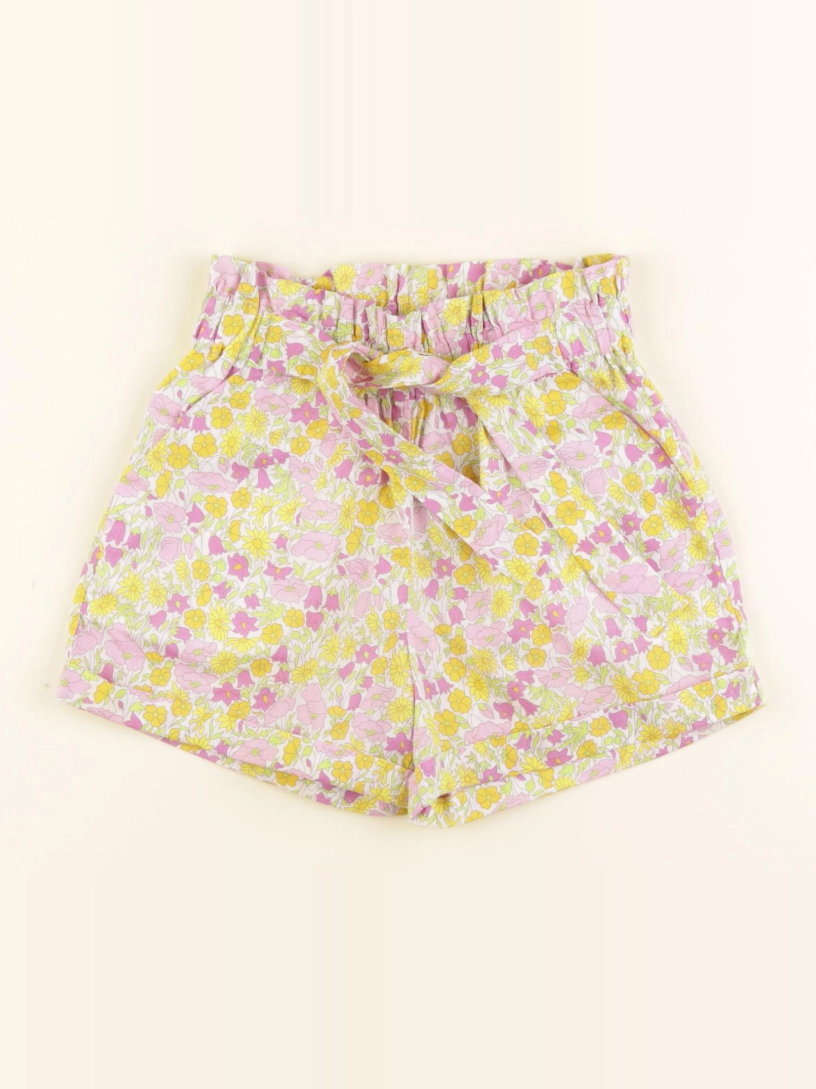 Jacadi - short liberty jaune, rose - 5 ans