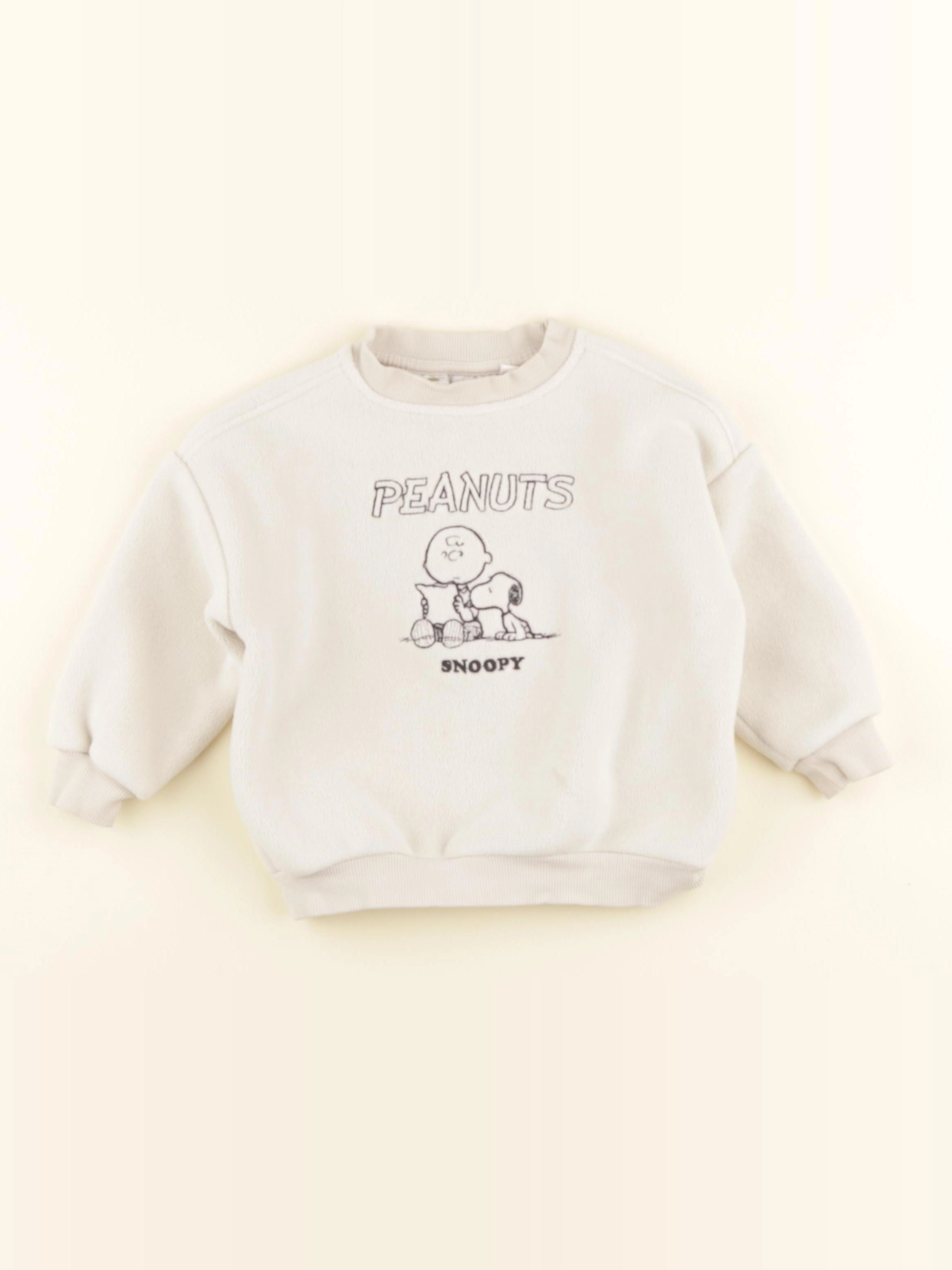 Zara - sweat blanc - 18 mois