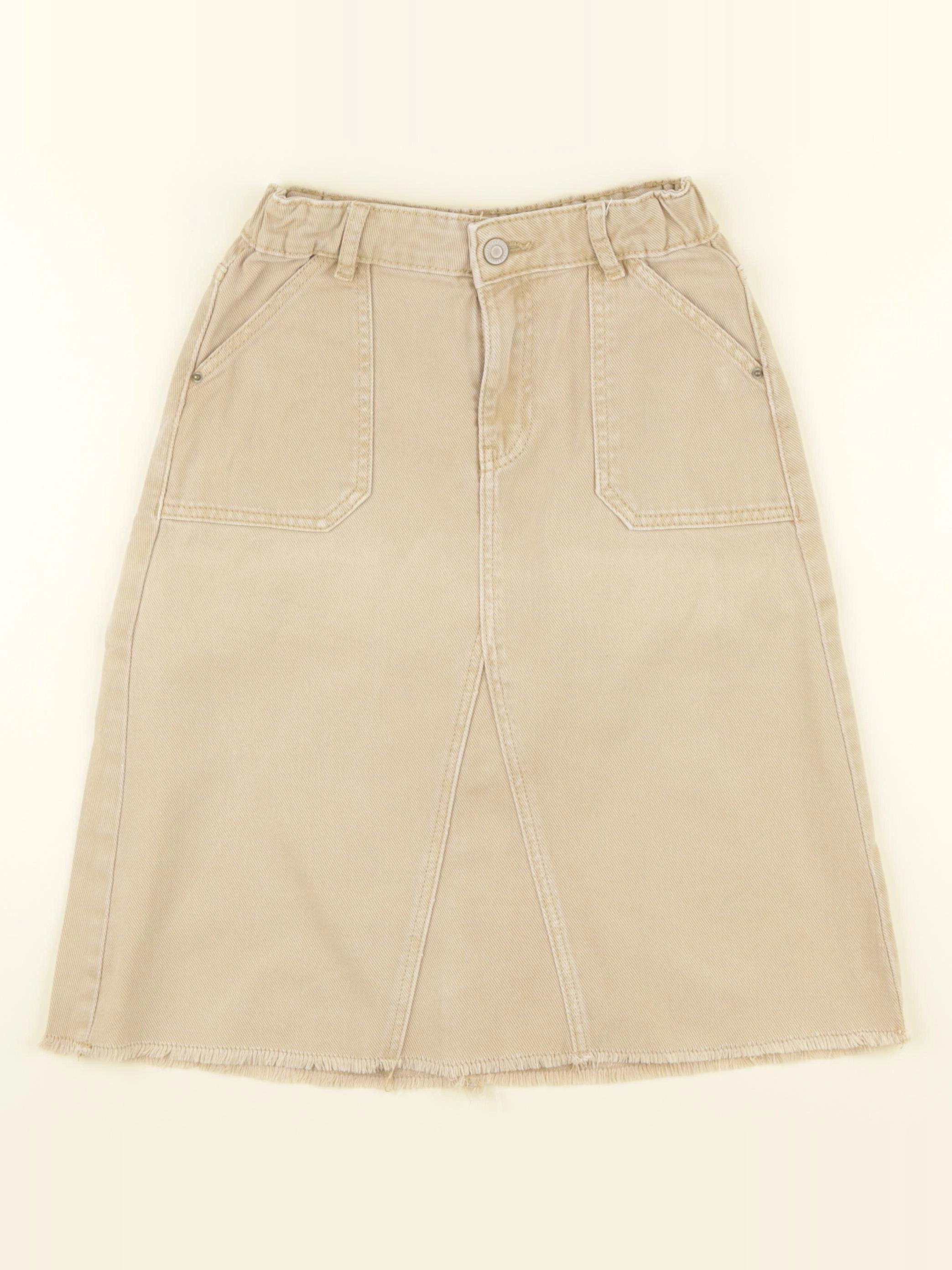 Vertbaudet - jupe beige - 8 ans