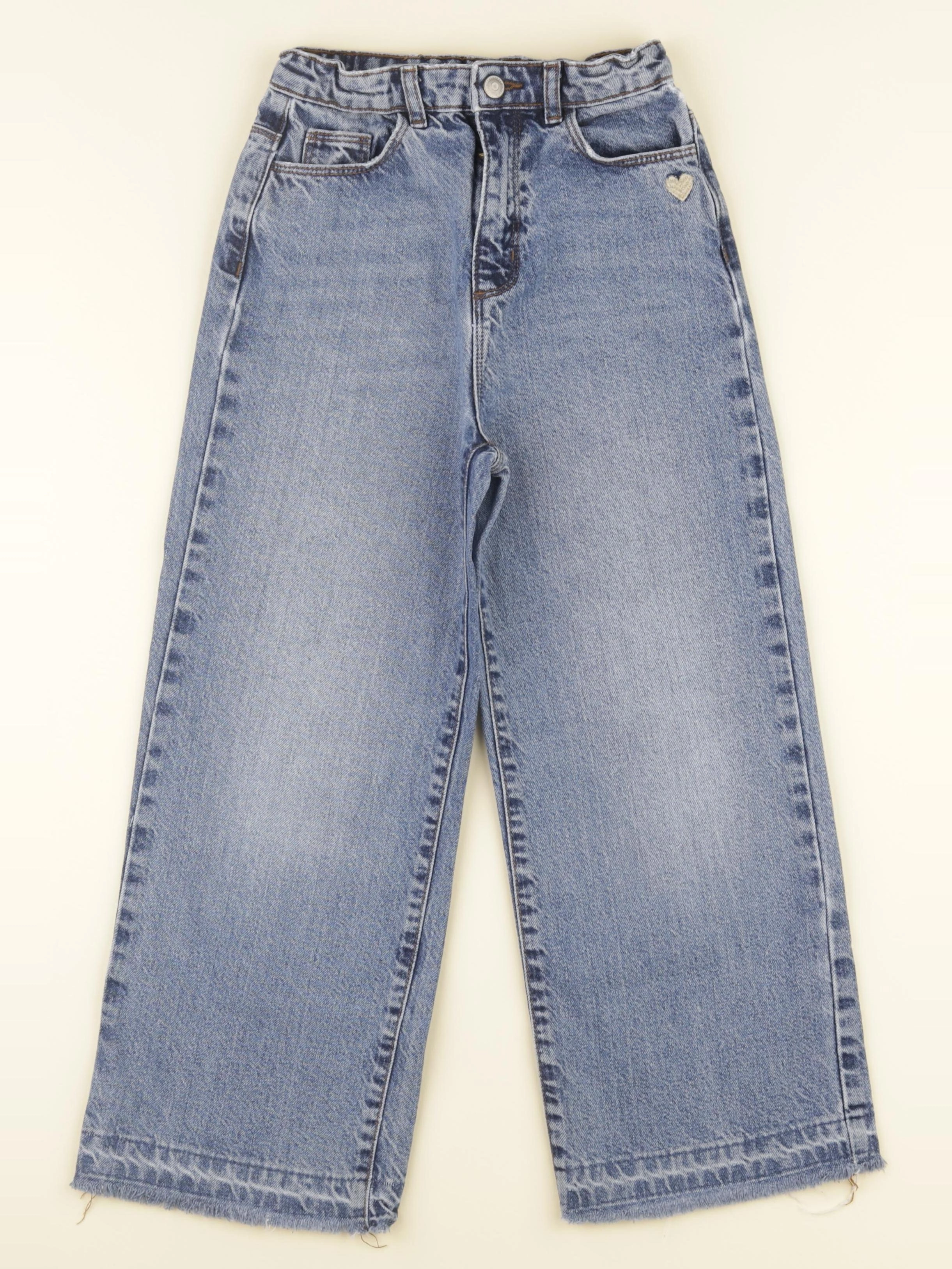 Vertbaudet - jean bleu - 8/9 ans