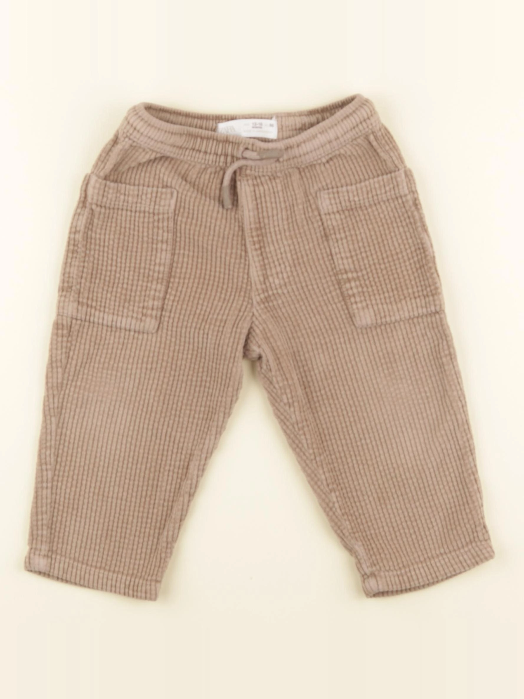 Zara - pantalon marron - 12/18 mois