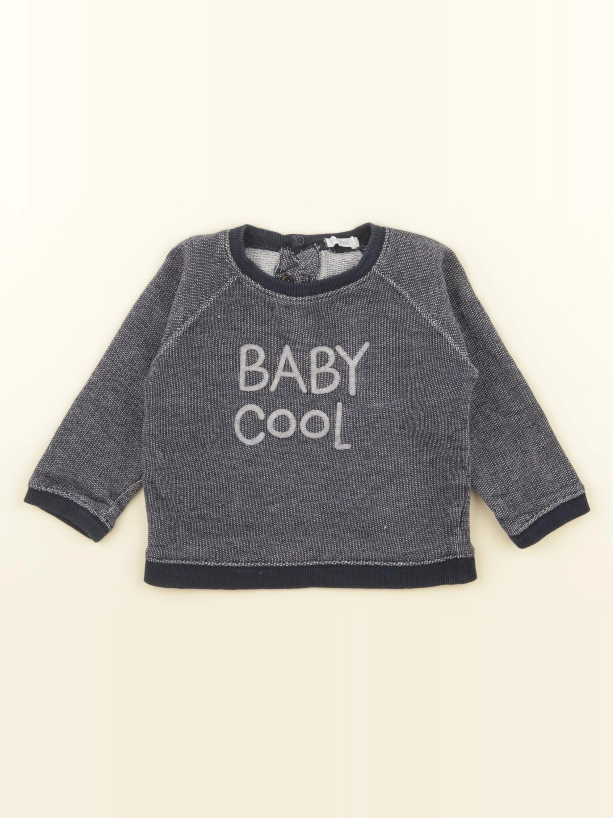Boutchou - sweat bleu - 18 mois