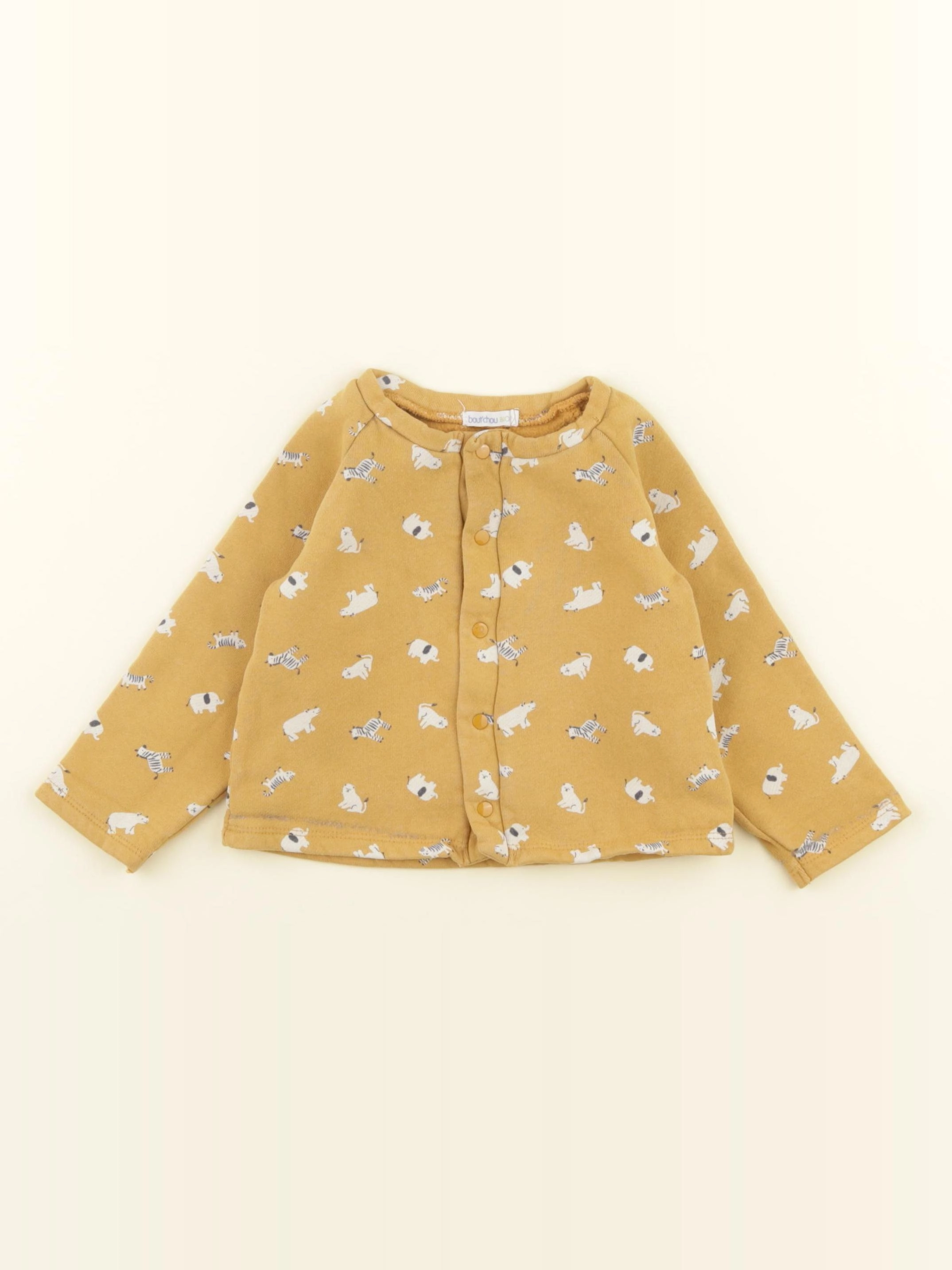 Boutchou - sweat jaune - 18 mois