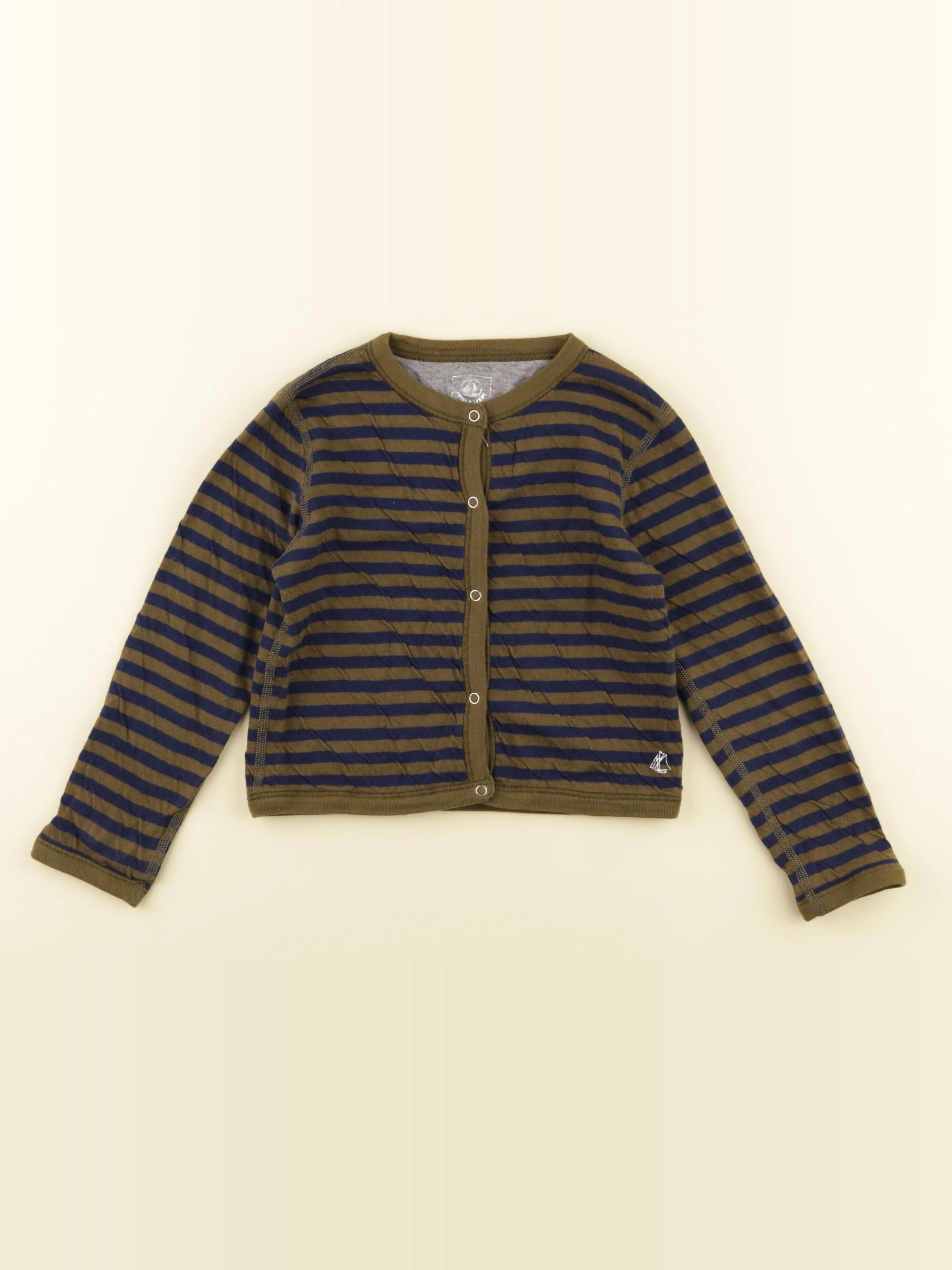 Petit Bateau - tee-shirt bleu, vert - 5 ans