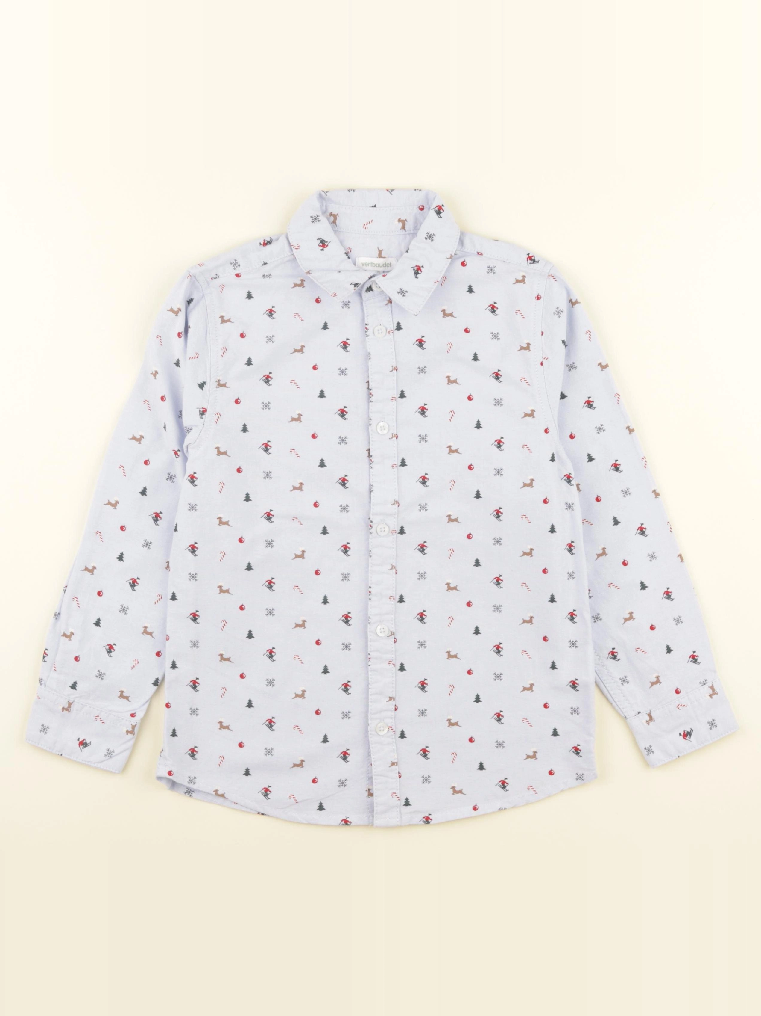 Vertbaudet - chemise bleu - 8 ans