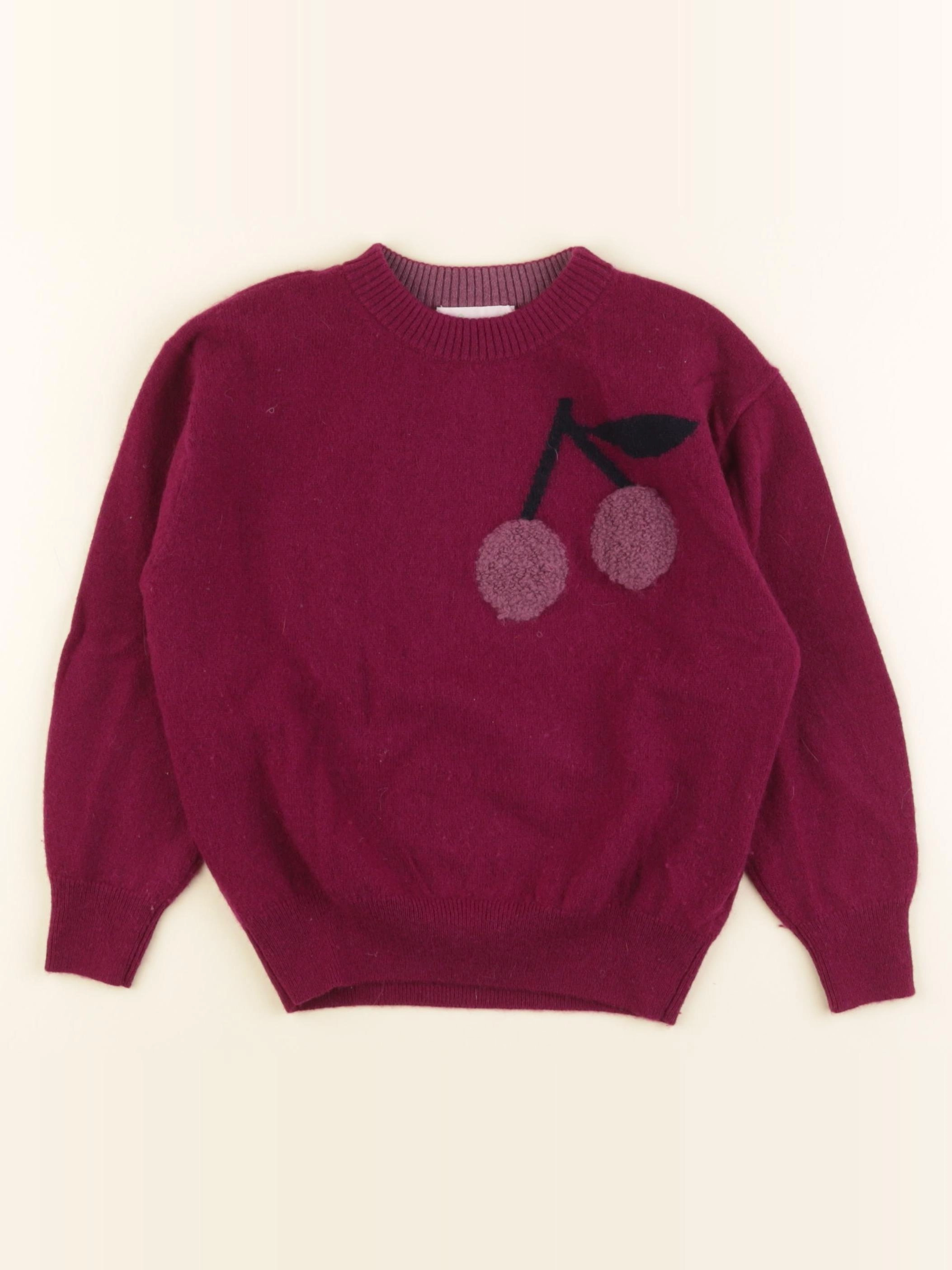 Bonpoint - pull violet - 8 ans