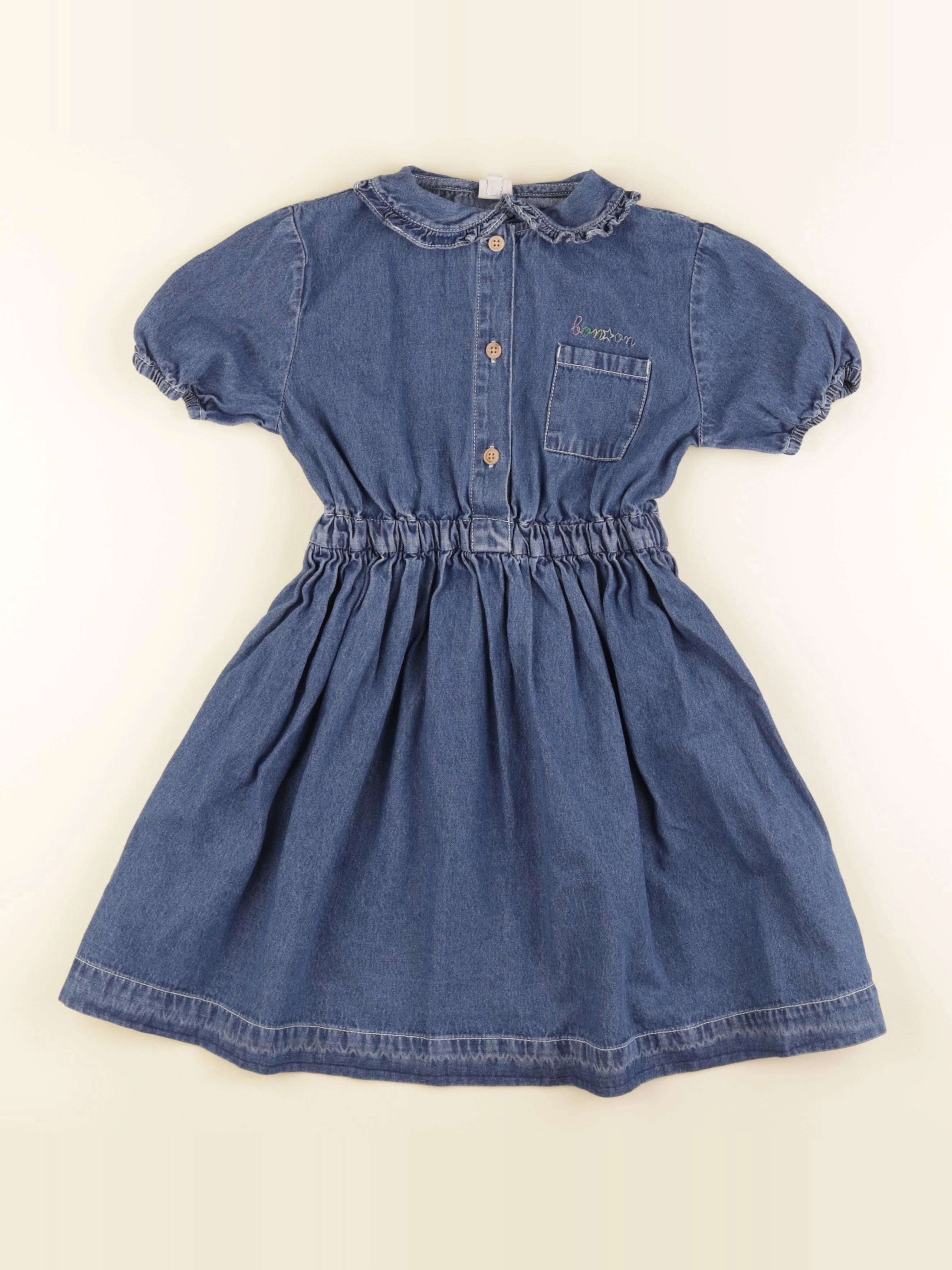 Bonton - robe bleu - 6 ans