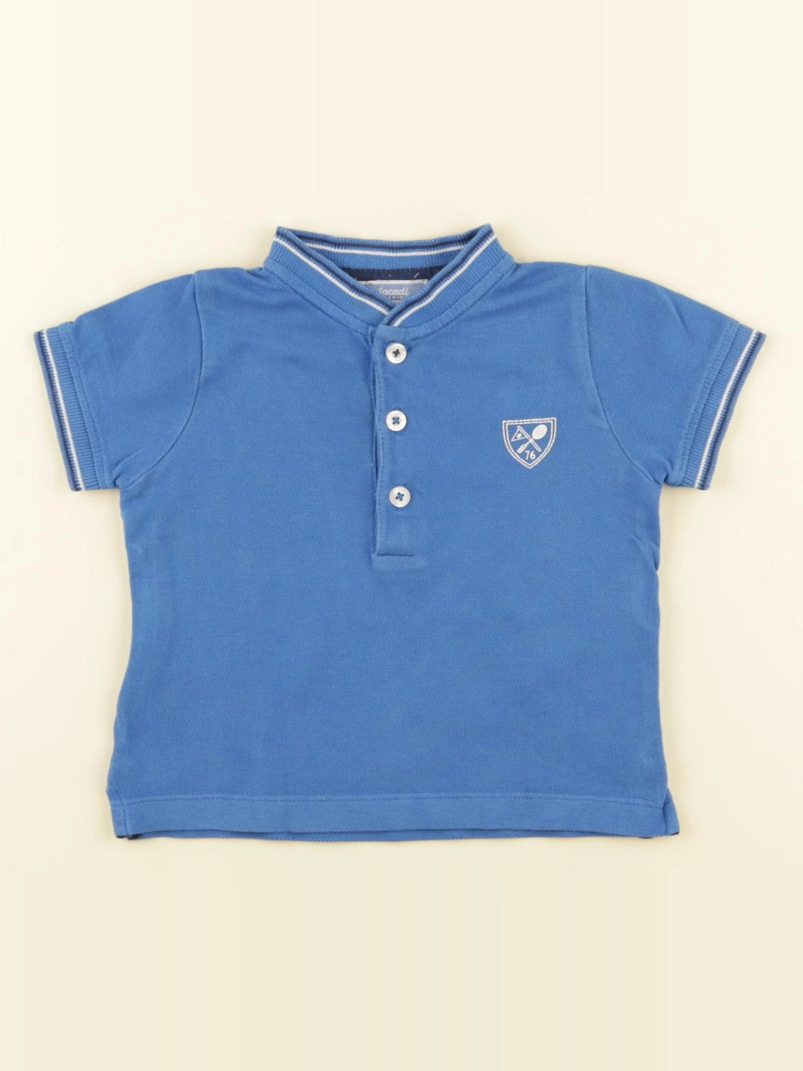 Jacadi - polo bleu - 12 mois