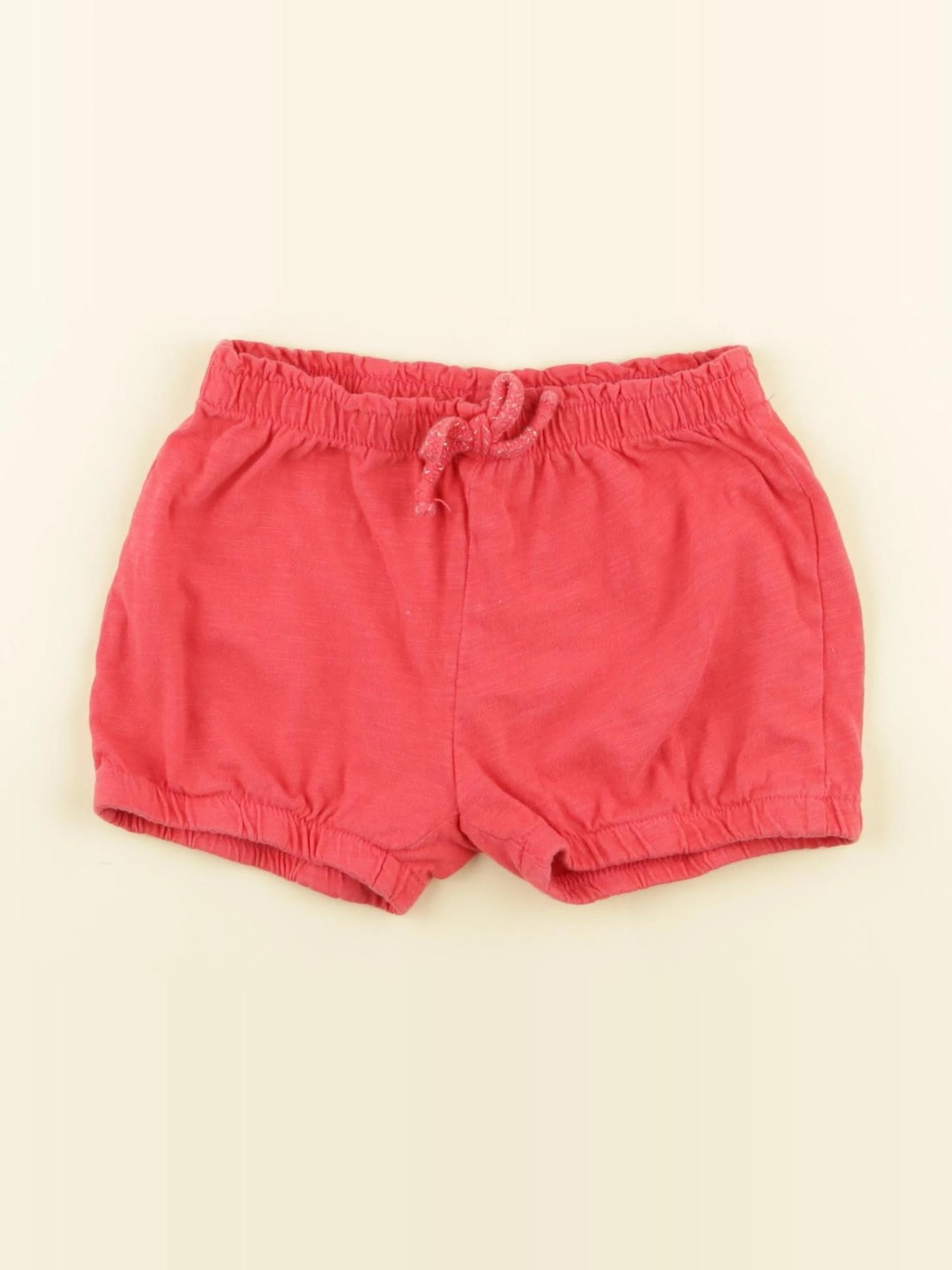 Vertbaudet - short rouge - 3 ans