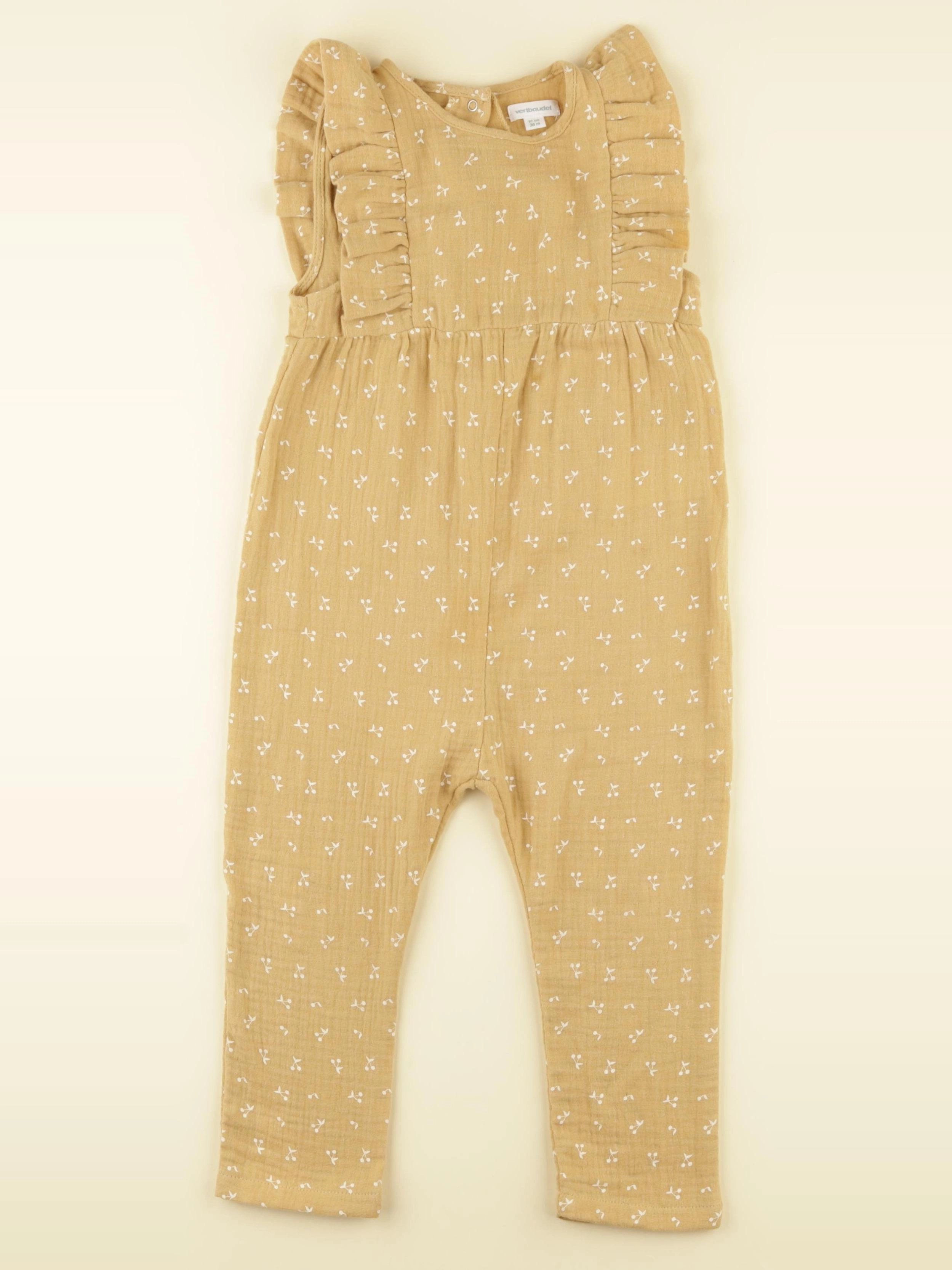 Vertbaudet - combinaison jaune - 36 mois