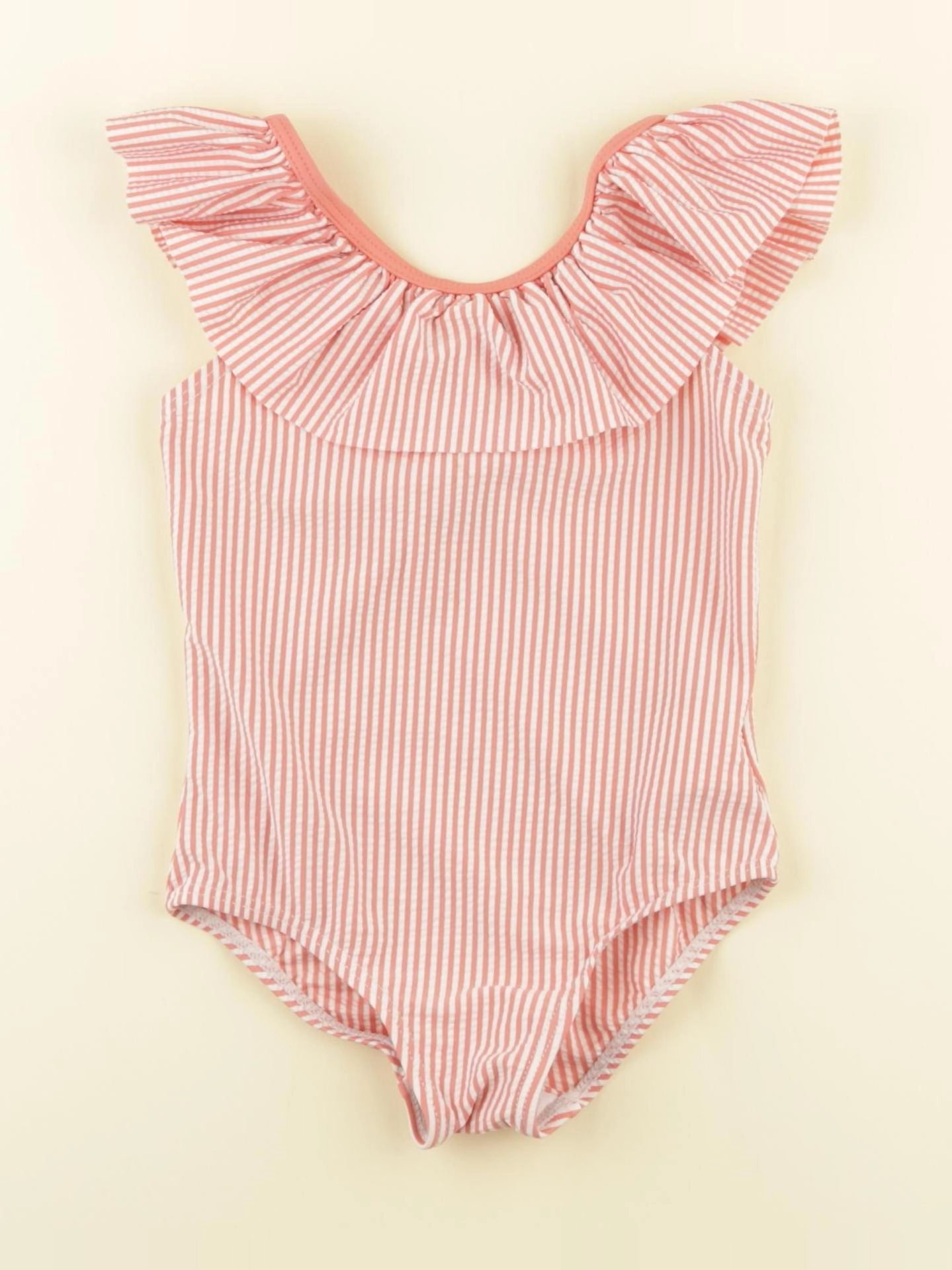 Vertbaudet - maillot de bain orange - 3 ans