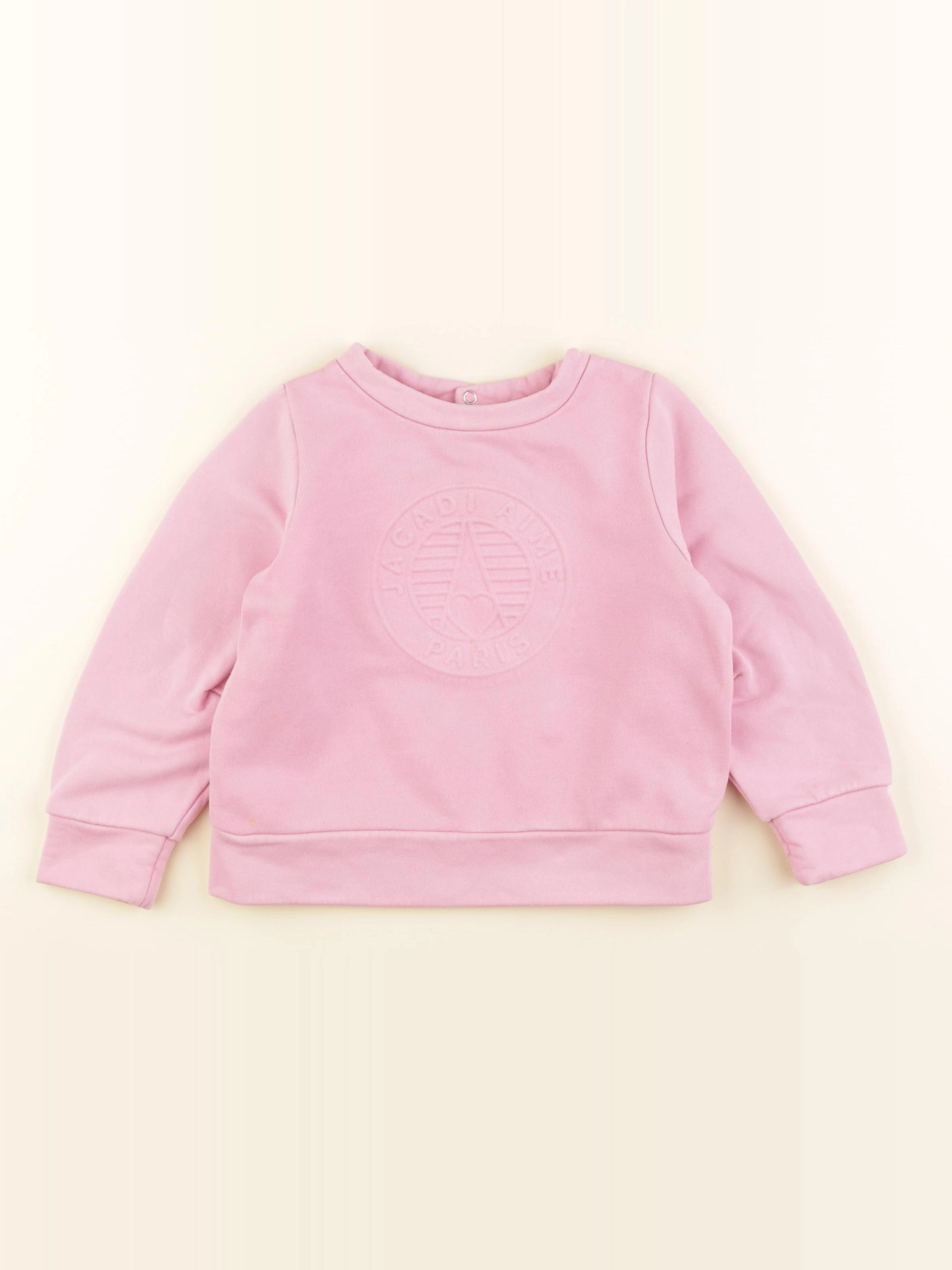 Jacadi - sweat rose - 3 ans