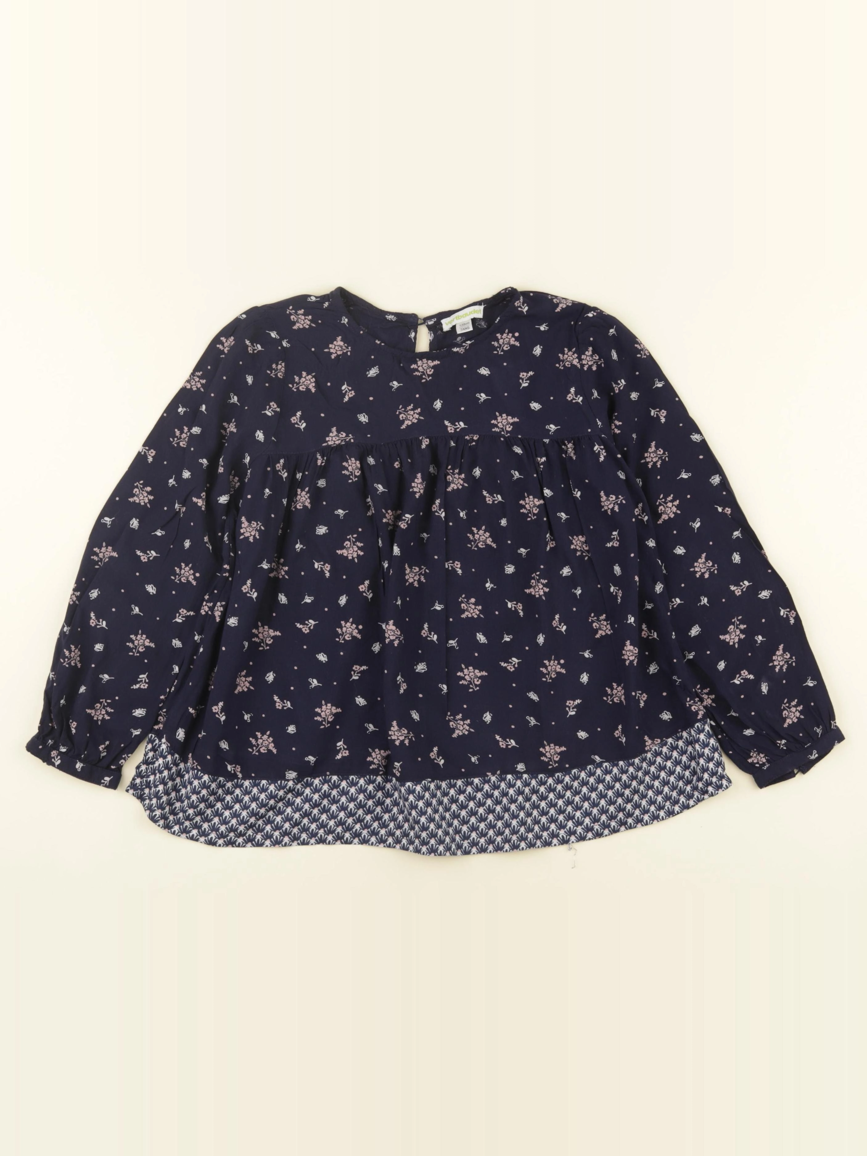 Vertbaudet - blouse bleu - 7 ans