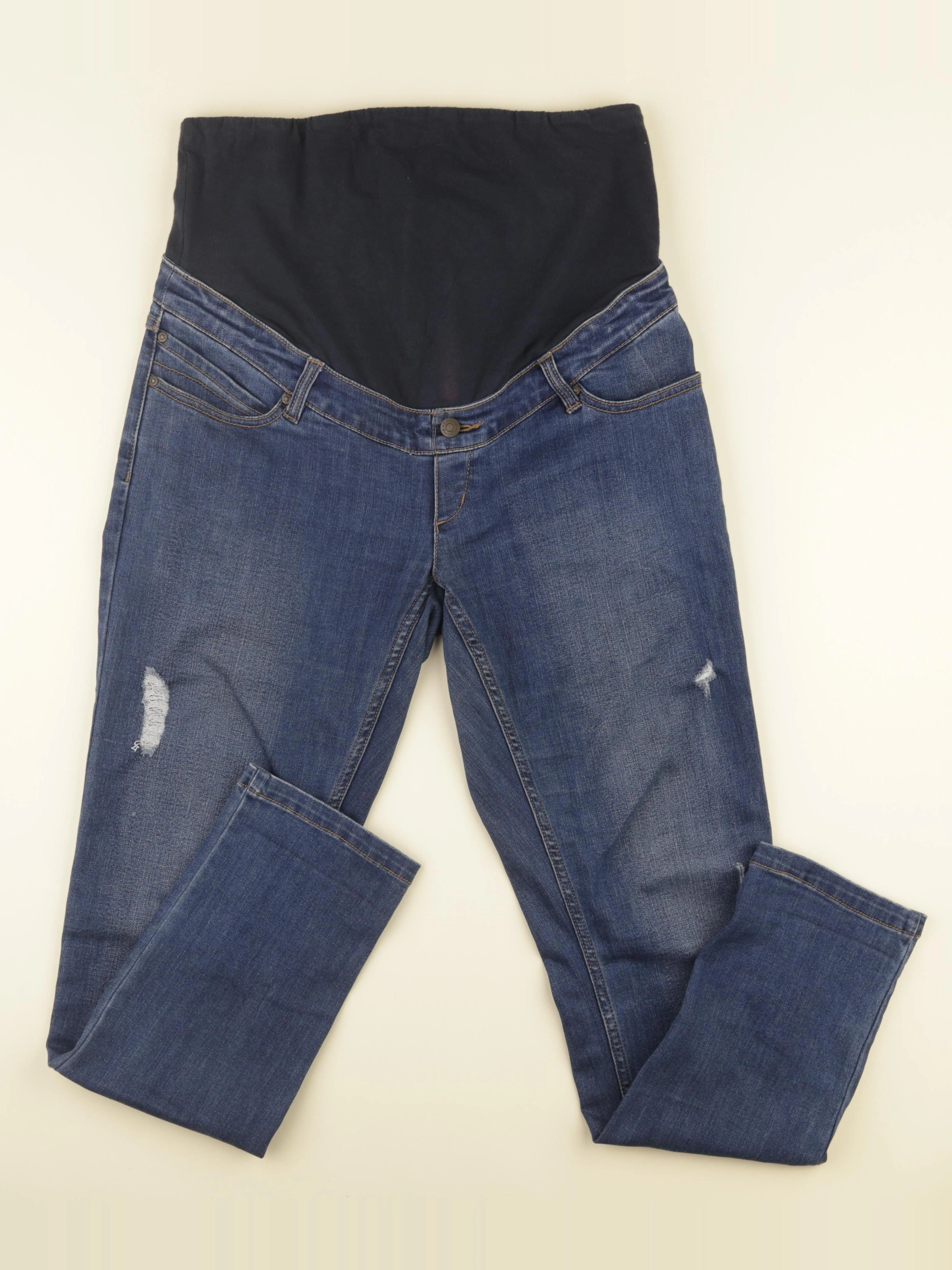 Envie de fraise - jean grossesse bleu - 40