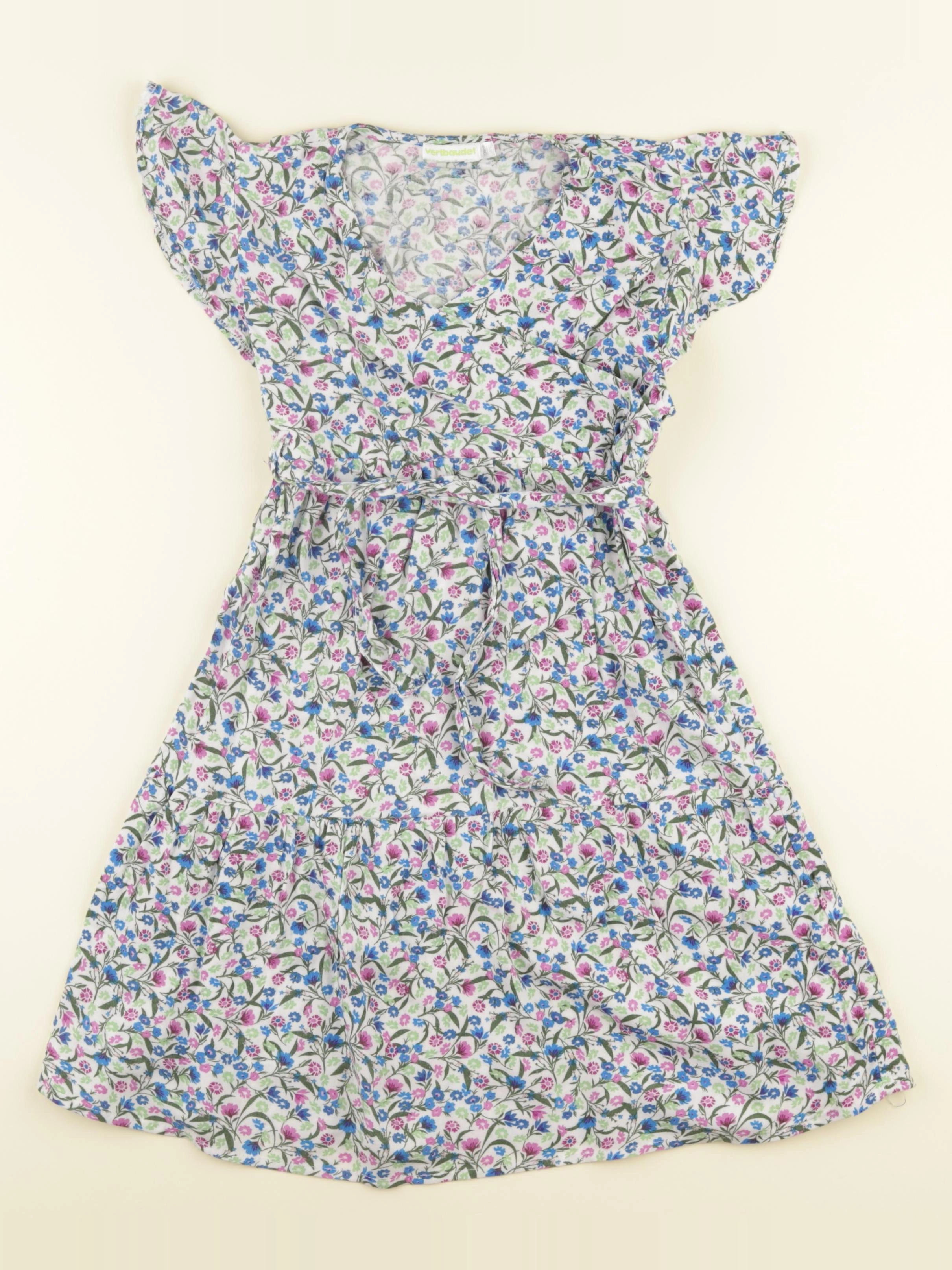 Vertbaudet - robe multicolore - 9 ans
